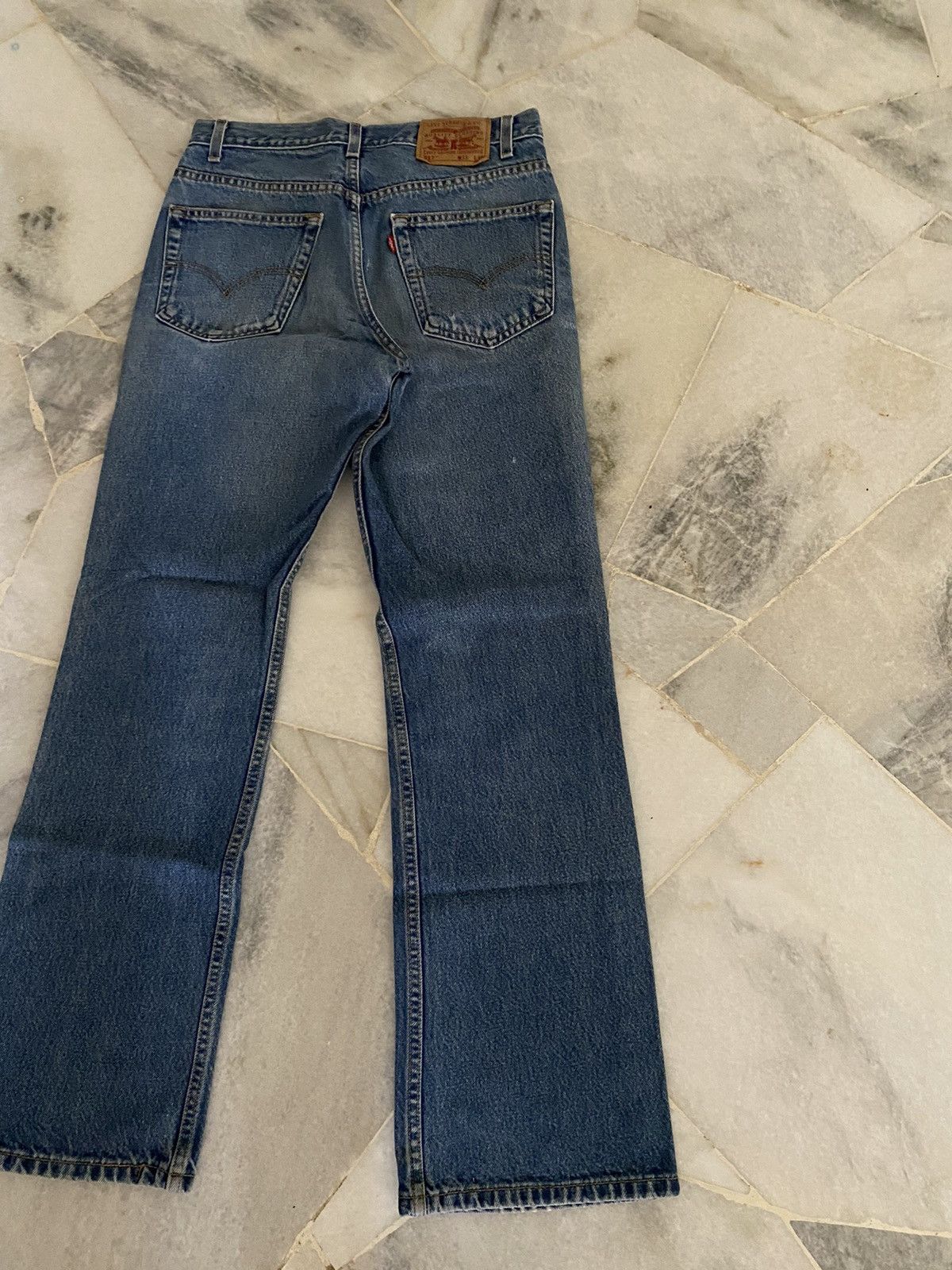 Levi's VINTAGE LEVIS 517 FLARED BELL COWBOY DISTRESSED Size US 31 - 8 Thumbnail