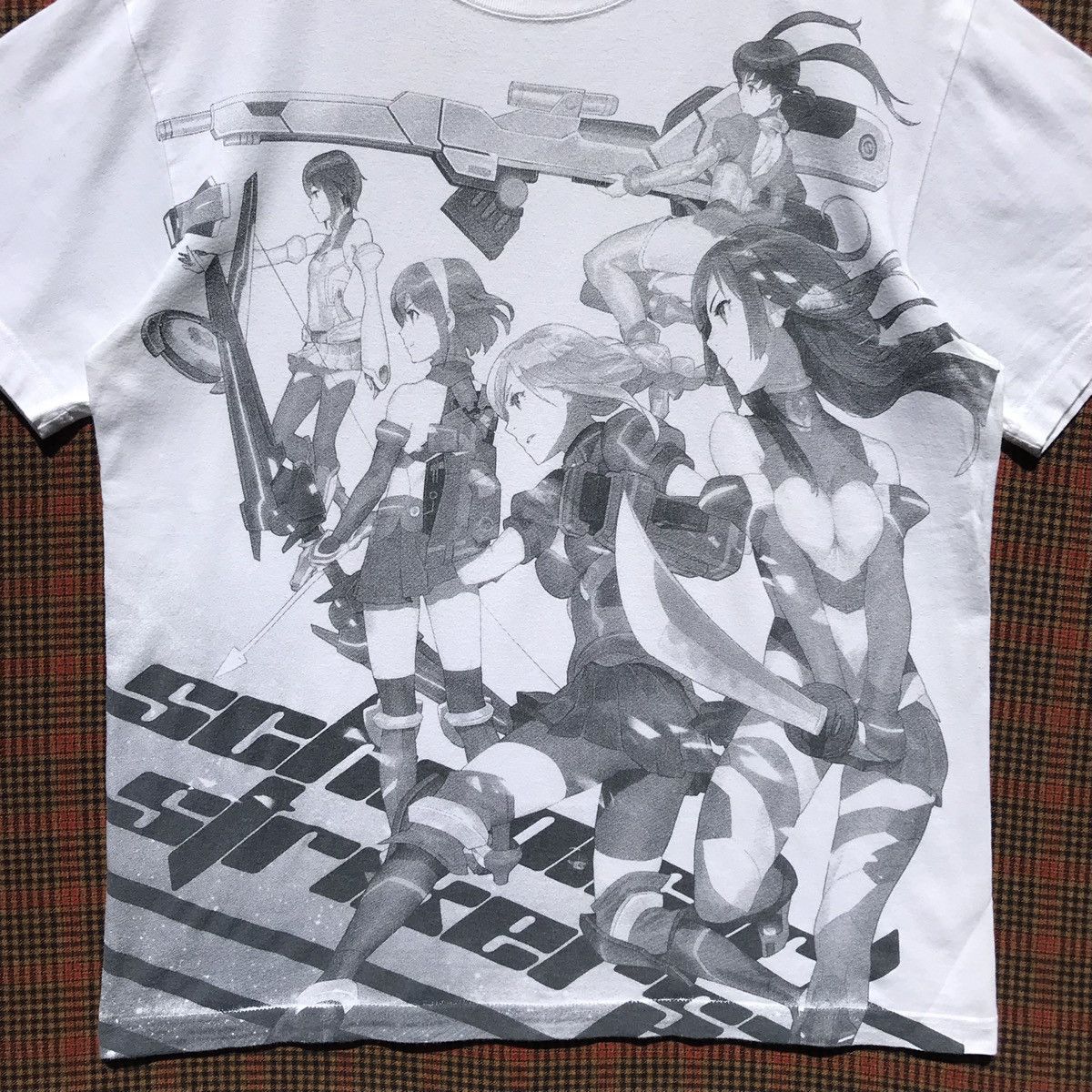 Anime × Japanese Brand Anime Schoolgirl Strikers Shirt Japanese Vintage Anime Size US L / EU 52-54 / 3 - 5 Thumbnail