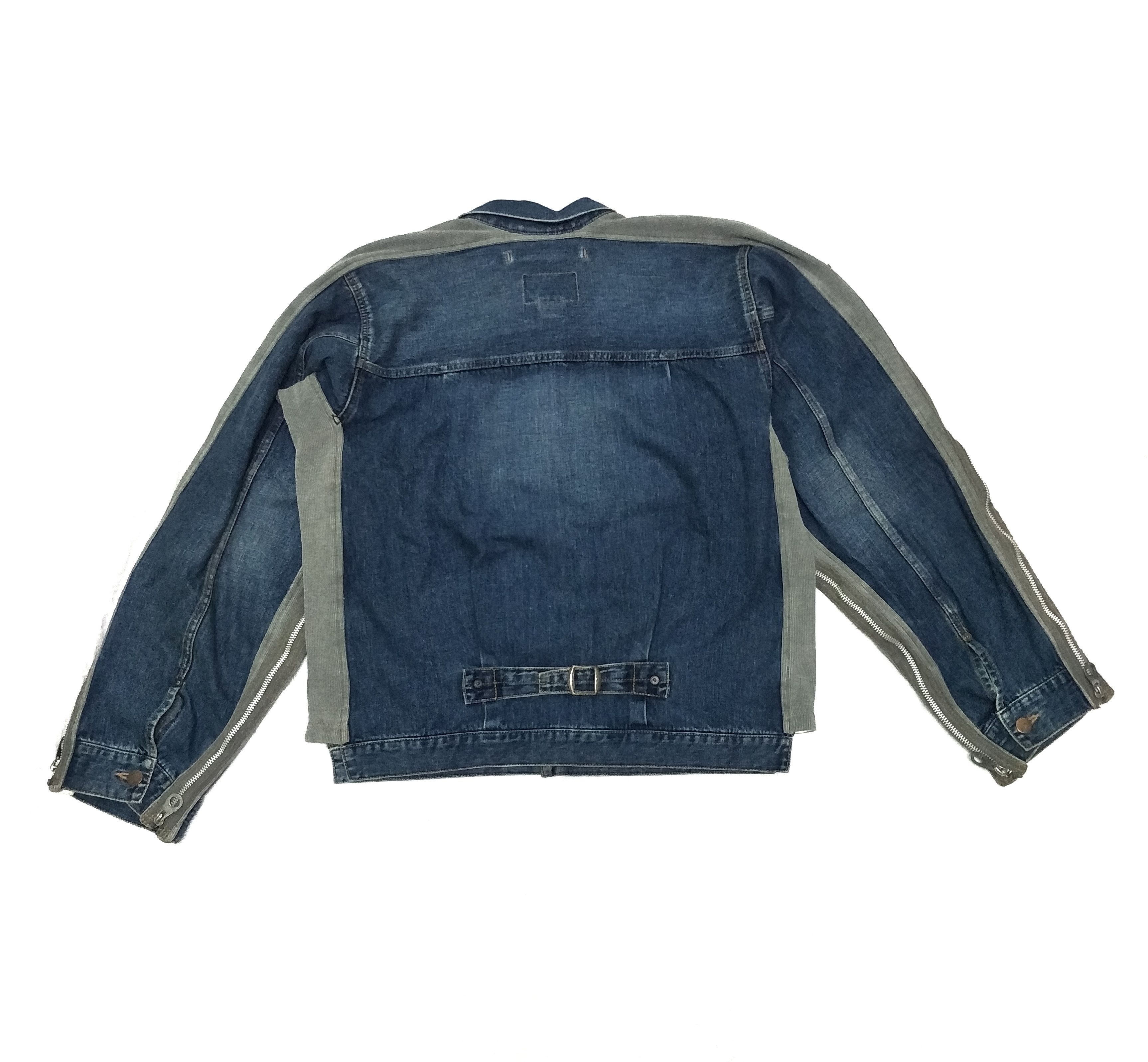 Maison MIHARA YASUHIRO Hybrid Denim Type 2 Trucker Bondage Oversized Sleeve Size US M / EU 48-50 / 2 - 2 Thumbnail