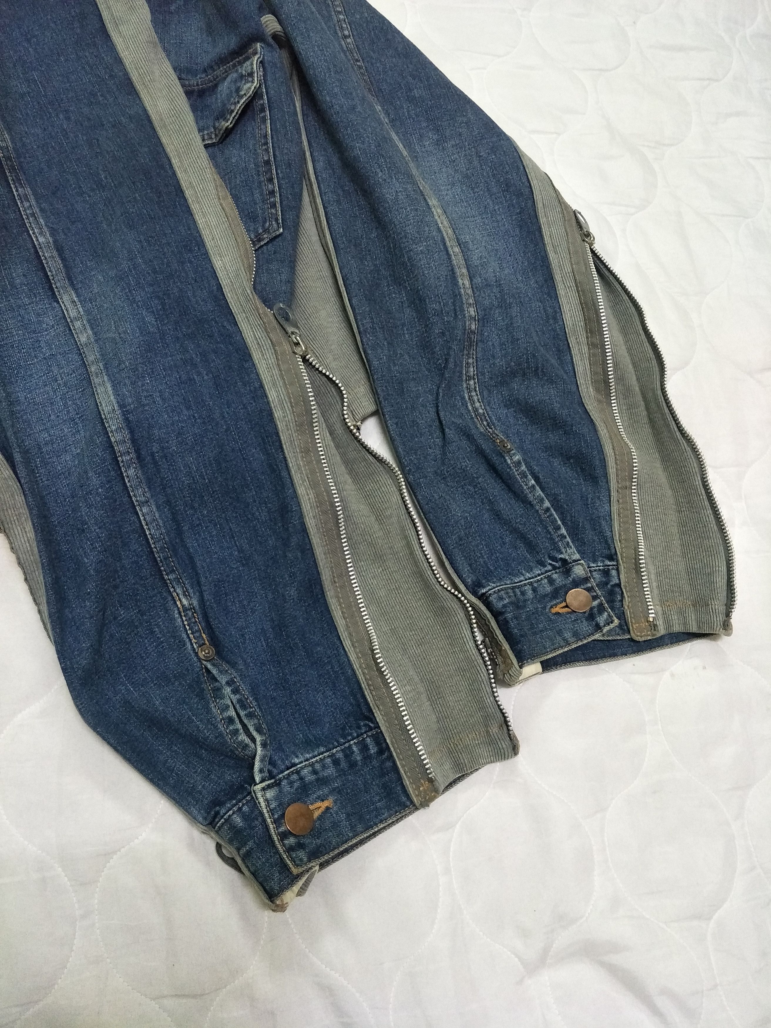 Maison MIHARA YASUHIRO Hybrid Denim Type 2 Trucker Bondage Oversized Sleeve Size US M / EU 48-50 / 2 - 9 Thumbnail