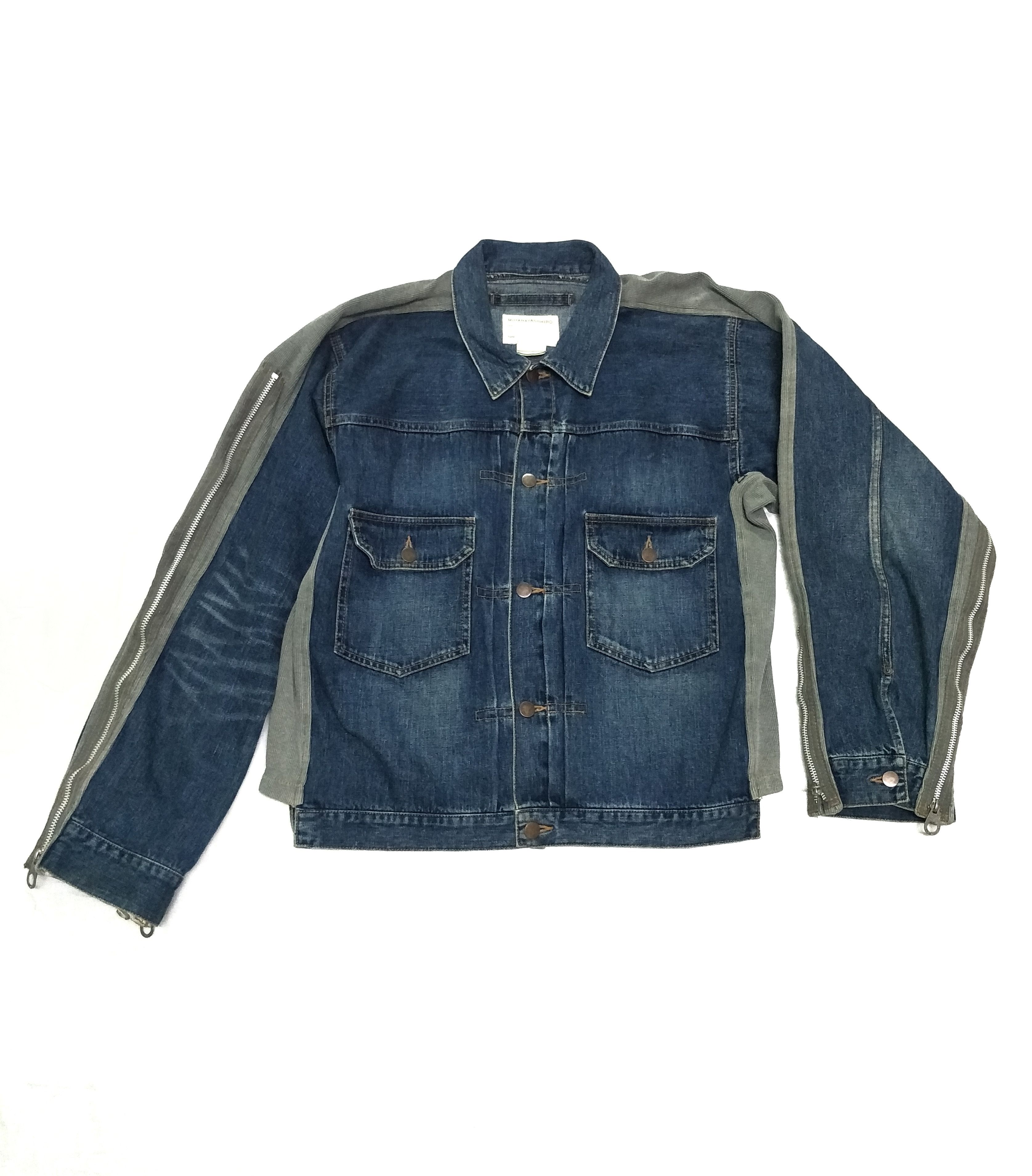 Maison MIHARA YASUHIRO Hybrid Denim Type 2 Trucker Bondage Oversized Sleeve Size US M / EU 48-50 / 2 - 1 Thumbnail