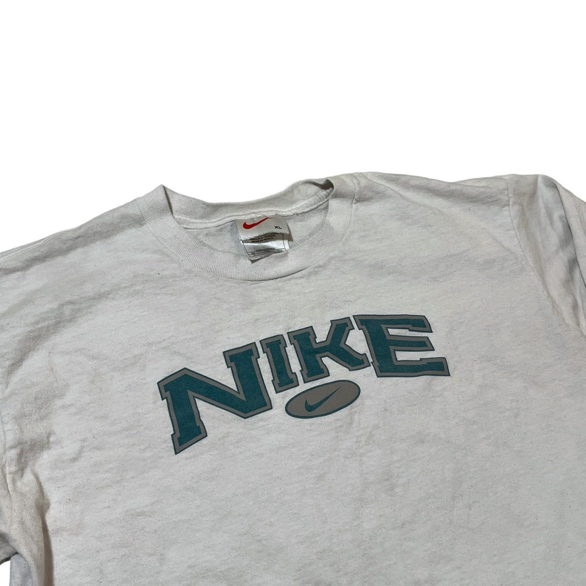 Nike × Vintage 90s Nike Spellout Logo Longsleeve Size US S / EU 44-46 / 1 - 2 Thumbnail
