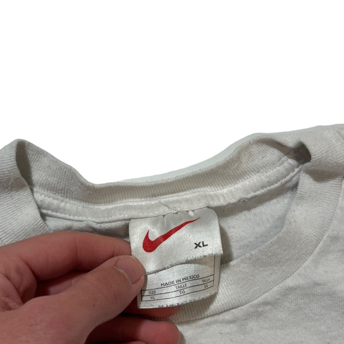 Nike × Vintage 90s Nike Spellout Logo Longsleeve Size US S / EU 44-46 / 1 - 3 Thumbnail