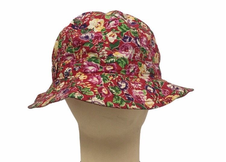 Kenzo VINTAGE KENZO PARIS FLORAL JAPAN BRAND BUCKET HAT CAP Size ONE SIZE - 7 Thumbnail