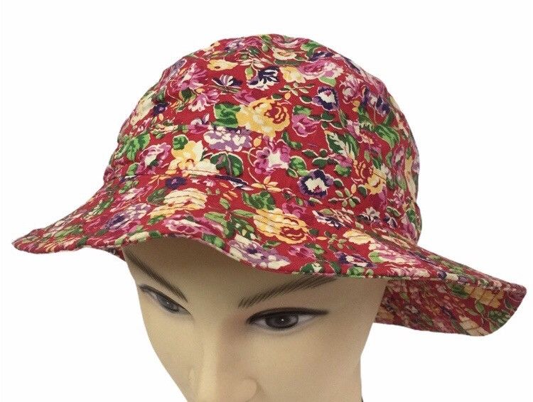 Kenzo VINTAGE KENZO PARIS FLORAL JAPAN BRAND BUCKET HAT CAP Size ONE SIZE - 4 Thumbnail