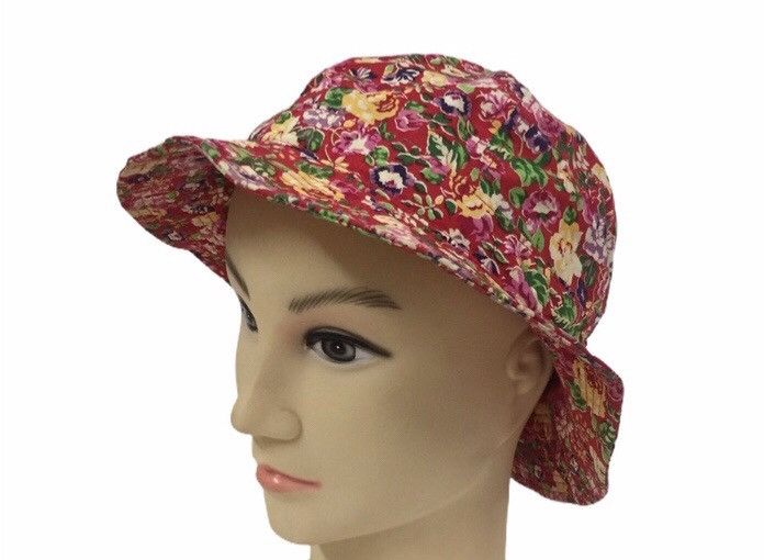 Kenzo VINTAGE KENZO PARIS FLORAL JAPAN BRAND BUCKET HAT CAP Size ONE SIZE - 1 Thumbnail