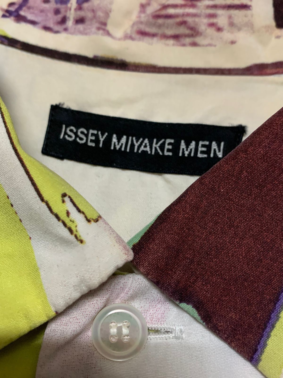 Issey Miyake Issey Miyake Collar Open Pattern Abstract Shirt Size US L / EU 52-54 / 3 - 3 Thumbnail