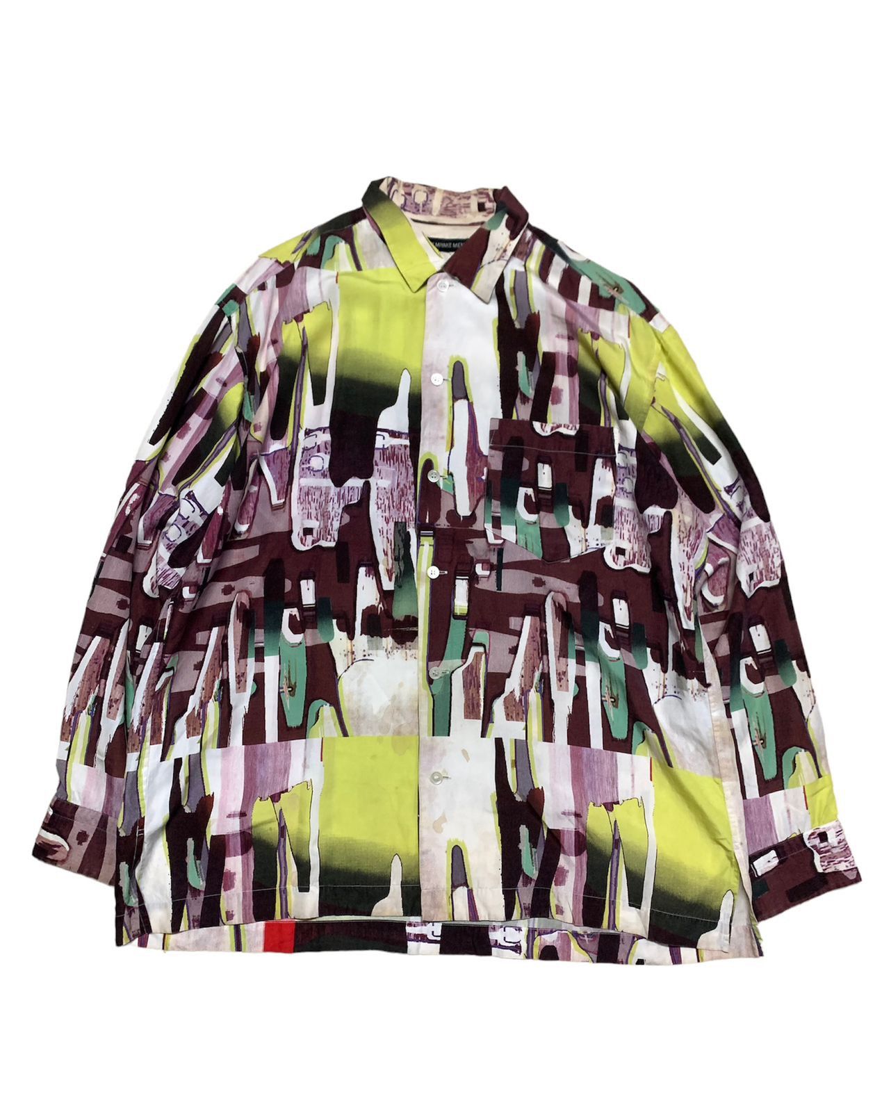 Issey Miyake Issey Miyake Collar Open Pattern Abstract Shirt Size US L / EU 52-54 / 3 - 1 Thumbnail