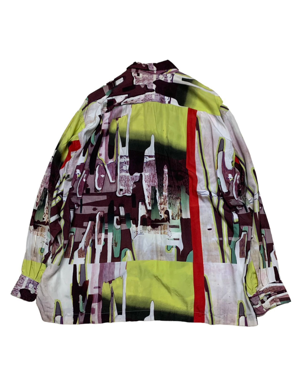 Issey Miyake Issey Miyake Collar Open Pattern Abstract Shirt Size US L / EU 52-54 / 3 - 8 Thumbnail