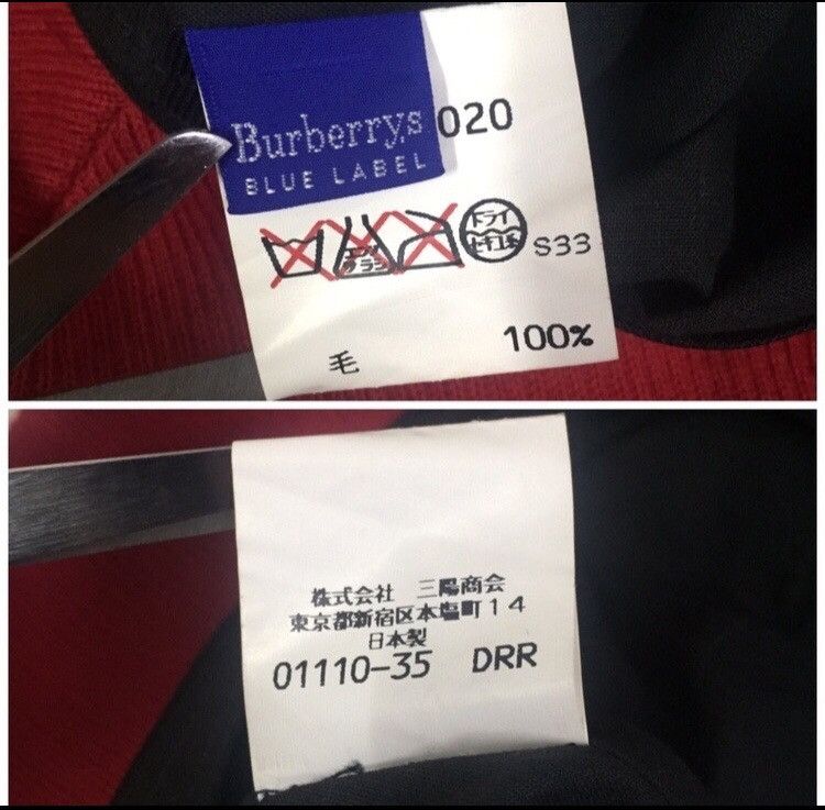 Burberry BURBERRY BLUE LABEL CHECKERED LINE RED COLOR BUCKET HAT CAP Size ONE SIZE - 4 Thumbnail