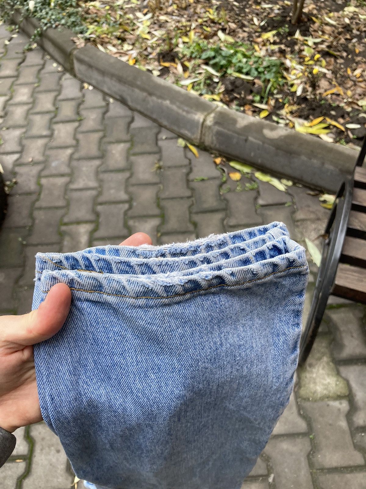 Levi's × Vintage Vintage Levi’s 501 90s washed denim jeans Y2K Rare Size US 32 / EU 48 - 5 Thumbnail