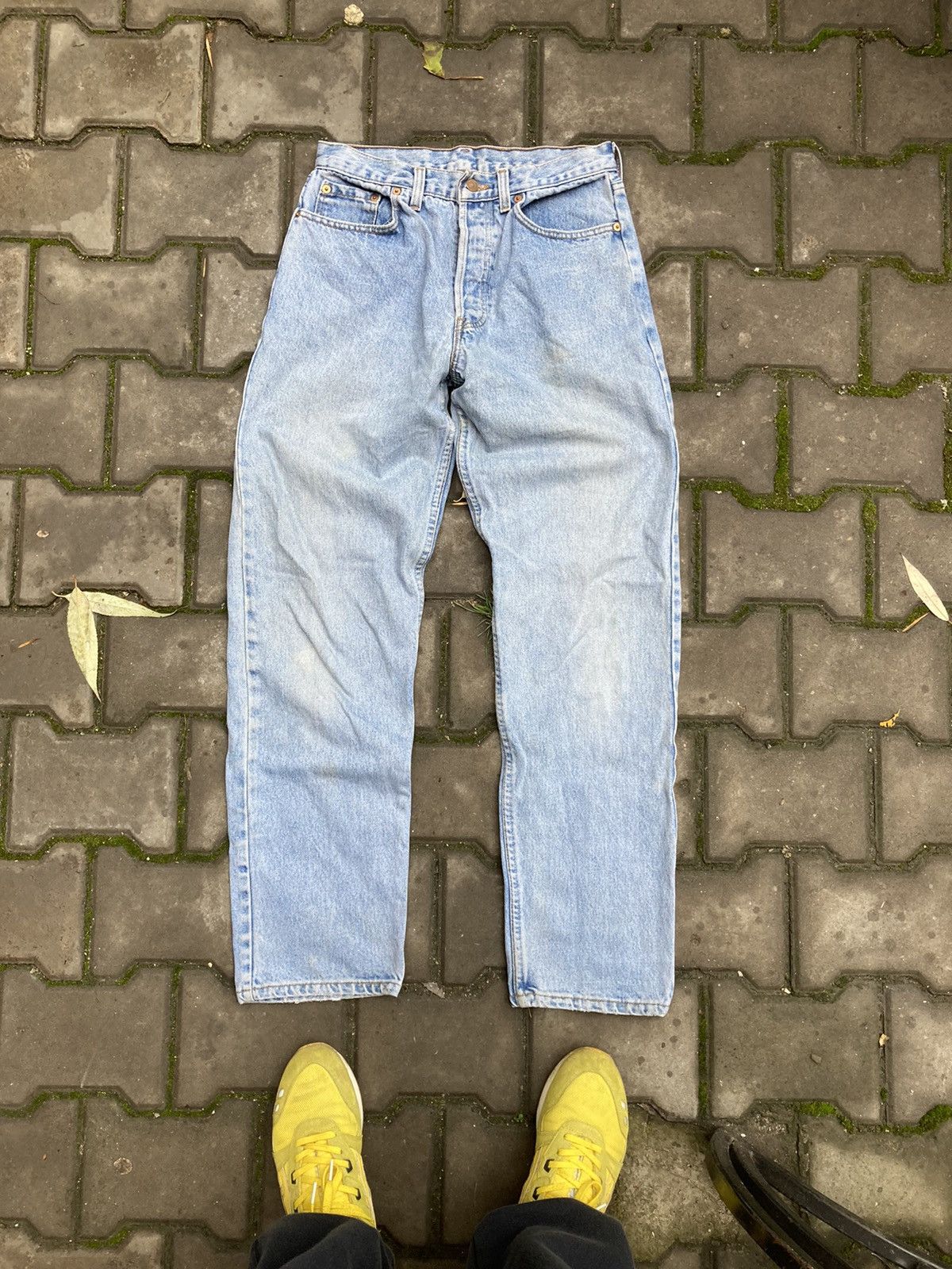Levi's × Vintage Vintage Levi’s 501 90s washed denim jeans Y2K Rare Size US 32 / EU 48 - 2 Thumbnail