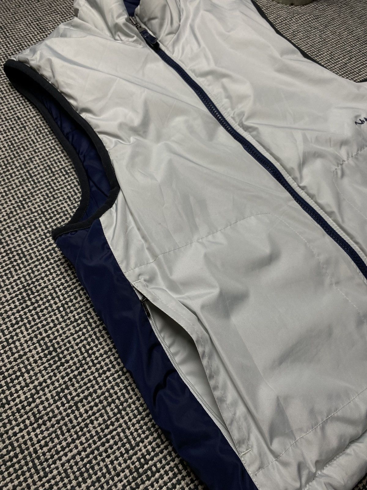 Nike × Vintage Vintage rare Nike vest double-sided y2k drill Size US S / EU 44-46 / 1 - 7 Thumbnail