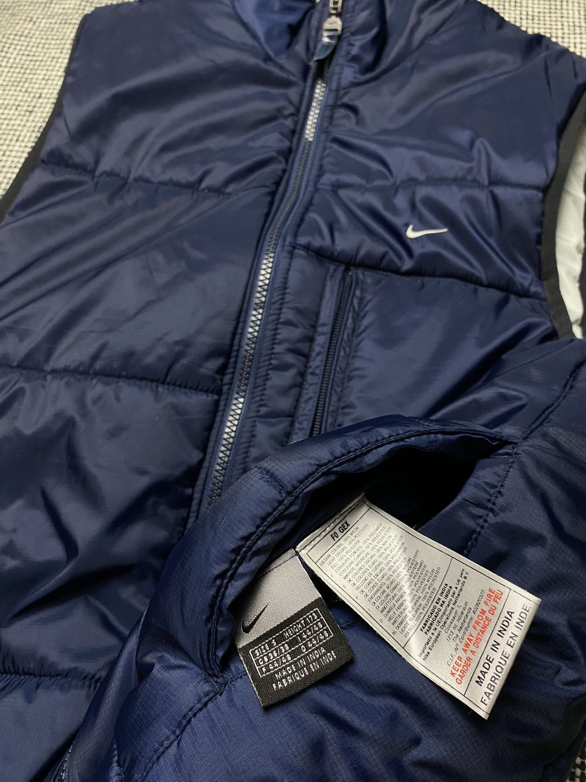 Nike × Vintage Vintage rare Nike vest double-sided y2k drill Size US S / EU 44-46 / 1 - 5 Thumbnail