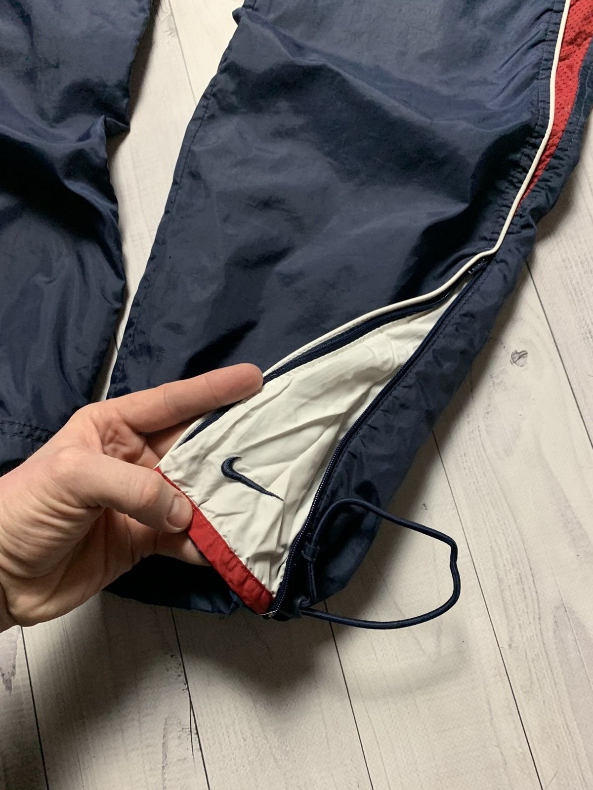 Vintage Nike drill pants logo Y2K joggers size M