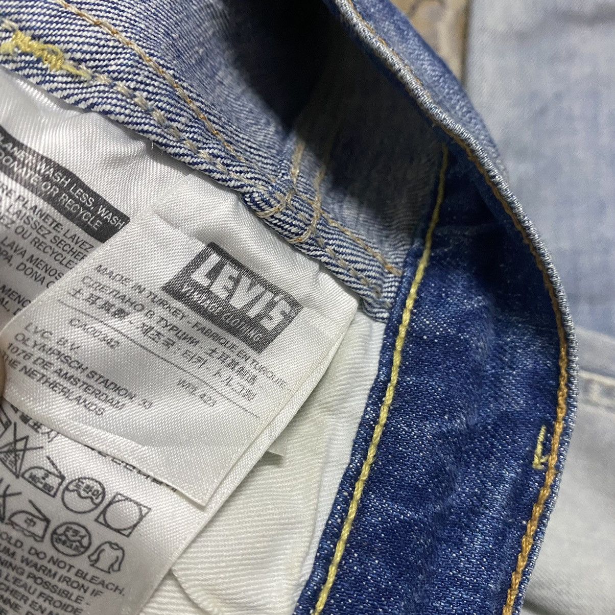 Levi's Levi's 606 BiG E Orangetab Super Slim Jeans 29x32 Size US 29 - 18 Thumbnail