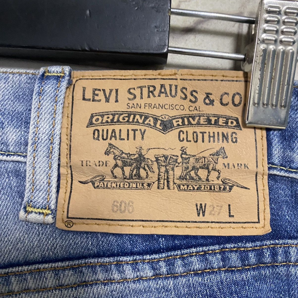 Levi's Levi's 606 BiG E Orangetab Super Slim Jeans 29x32 Size US 29 - 17 Thumbnail