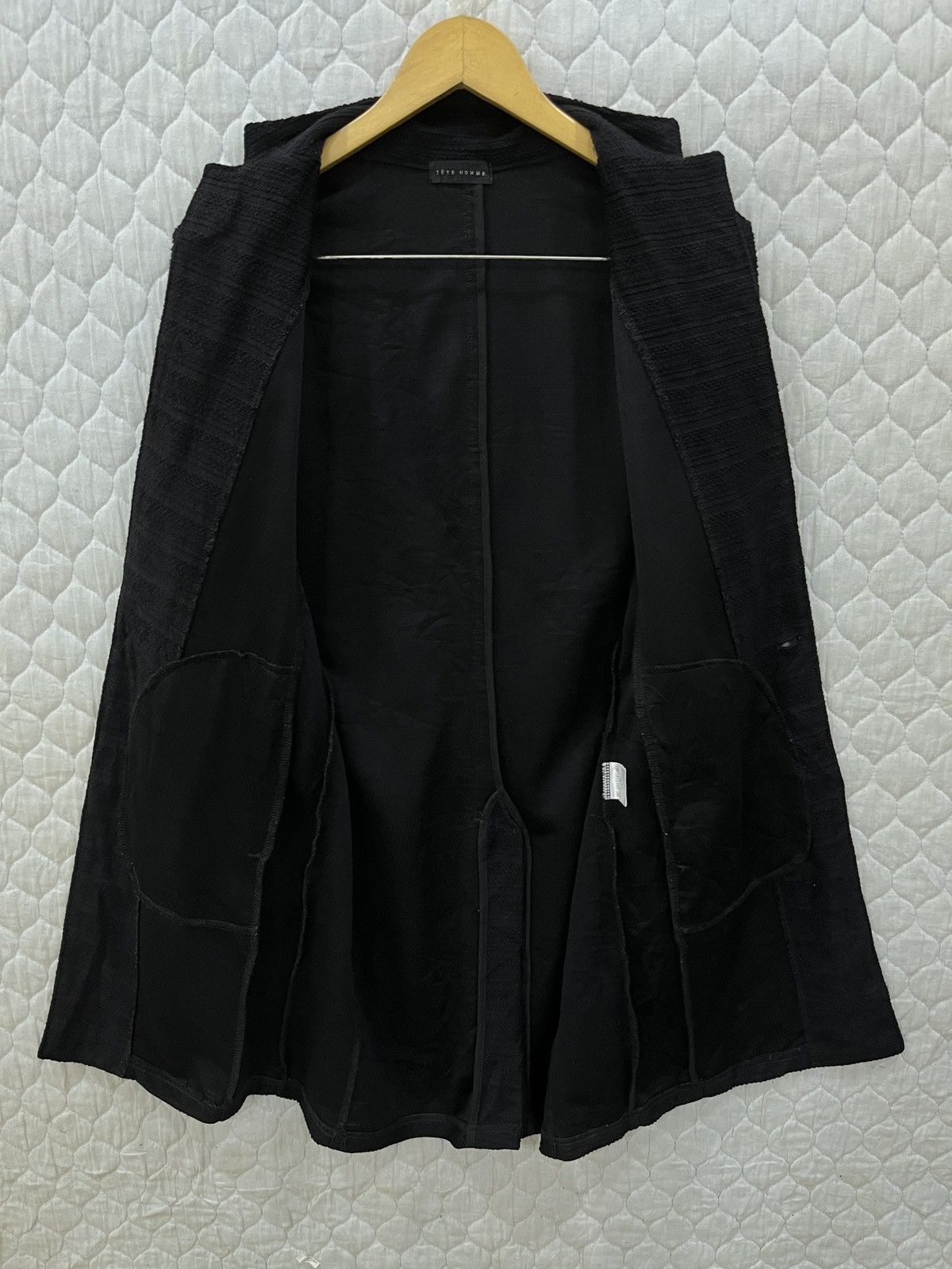 Issey Miyake (Sss)🔥🔥ARCHIVE TETE HOMME WOMEN JACKET/LONG CARDIGAN Size M / US 6-8 / IT 42-44 - 7 Thumbnail