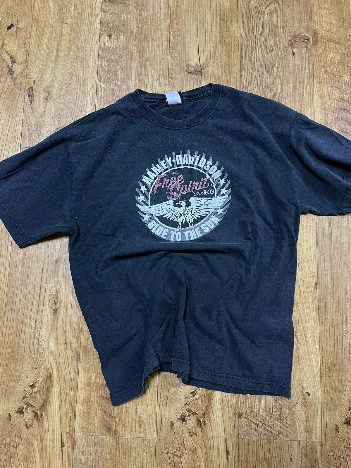Harley Davidson 90s Harley Davidson Germany Vintage Tee Size US L / EU 52-54 / 3 - 1 Thumbnail