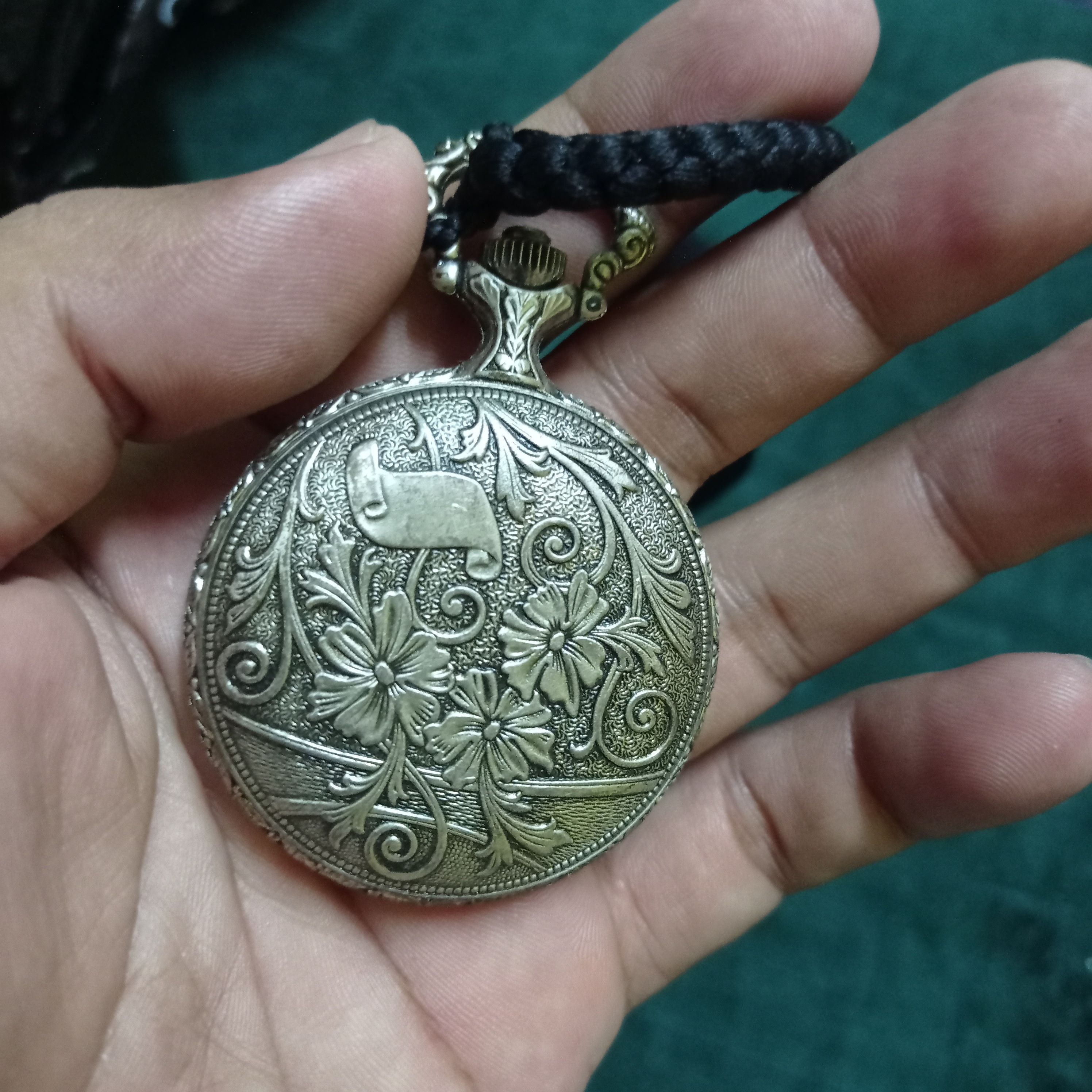 Vintage Super RARE Pocket Watch by JACQUES DU MANOIR SWISS MADE Size ONE SIZE - 5 Thumbnail