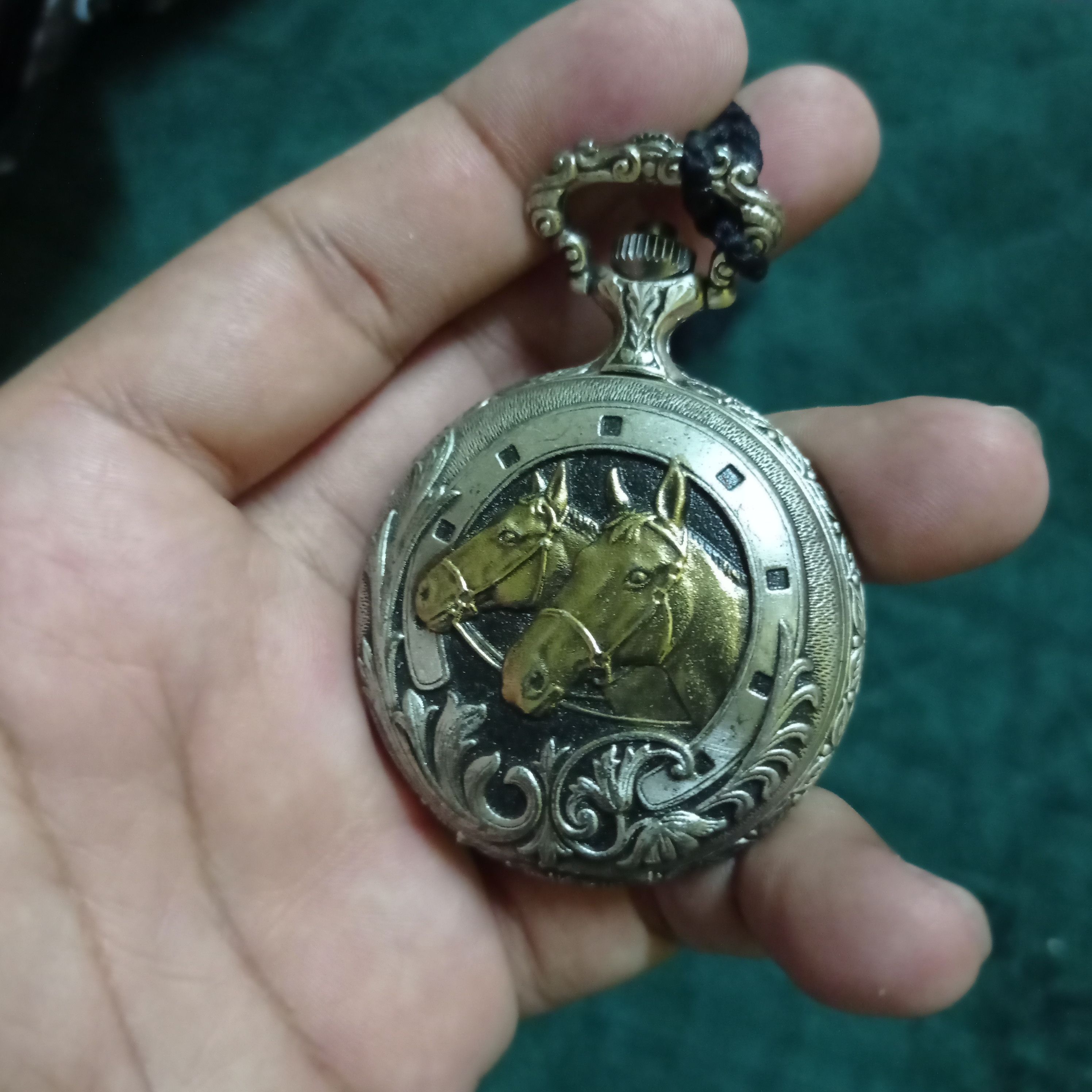Vintage Super RARE Pocket Watch by JACQUES DU MANOIR SWISS MADE Size ONE SIZE - 10 Thumbnail