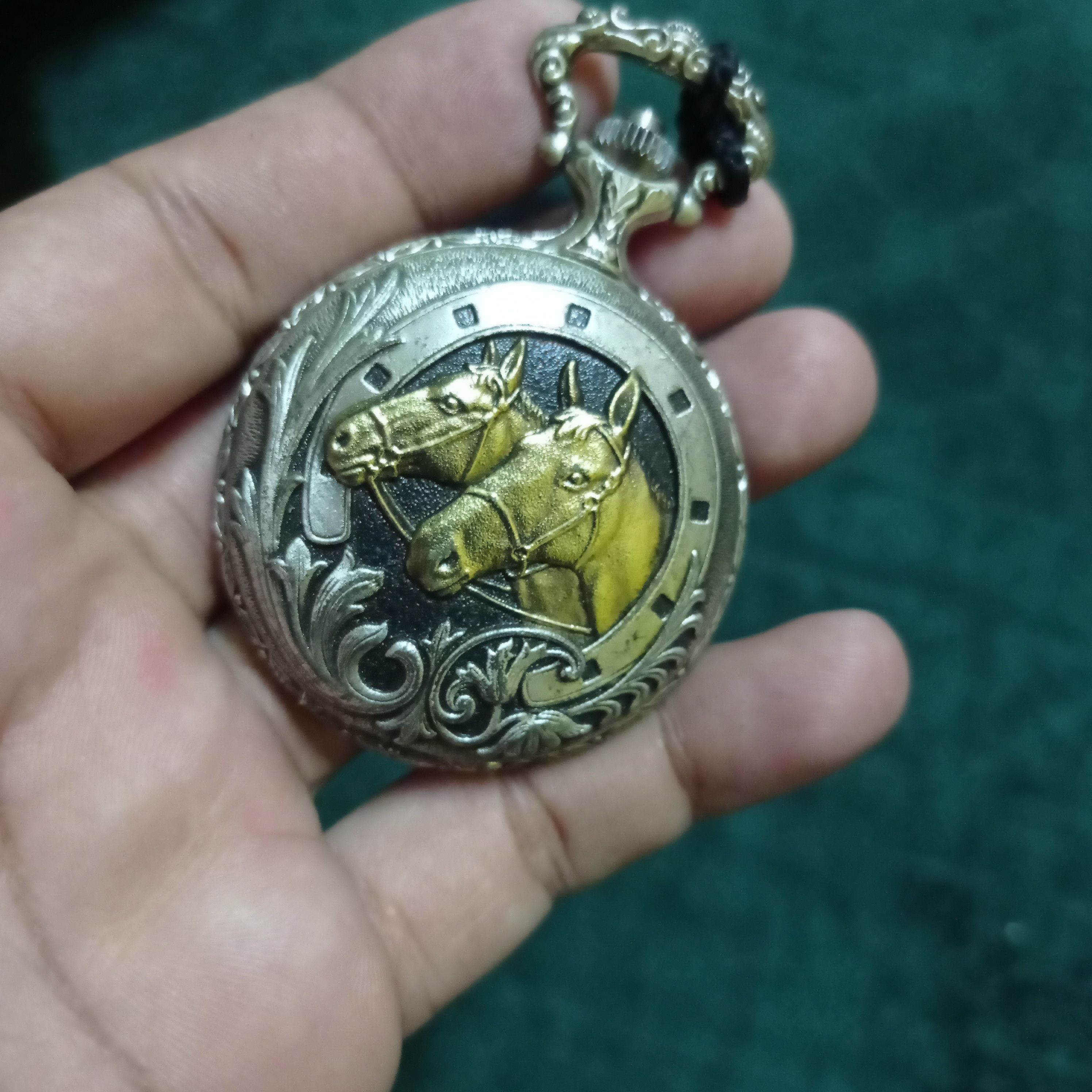 Vintage Super RARE Pocket Watch by JACQUES DU MANOIR SWISS MADE Size ONE SIZE - 7 Thumbnail