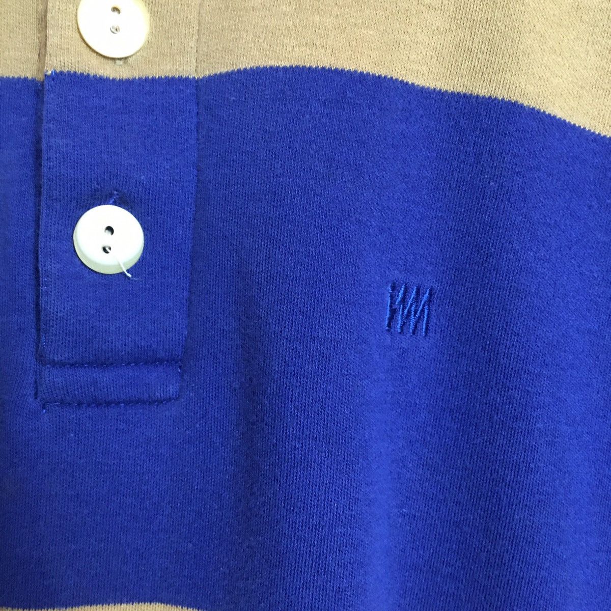 Issey Miyake Issey Miyake IM Product Striped Polo Shirt Size US M / EU 48-50 / 2 - 4 Thumbnail