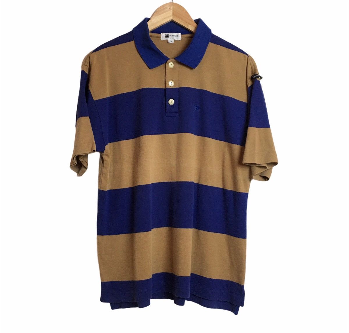 Issey Miyake Issey Miyake IM Product Striped Polo Shirt Size US M / EU 48-50 / 2 - 1 Thumbnail