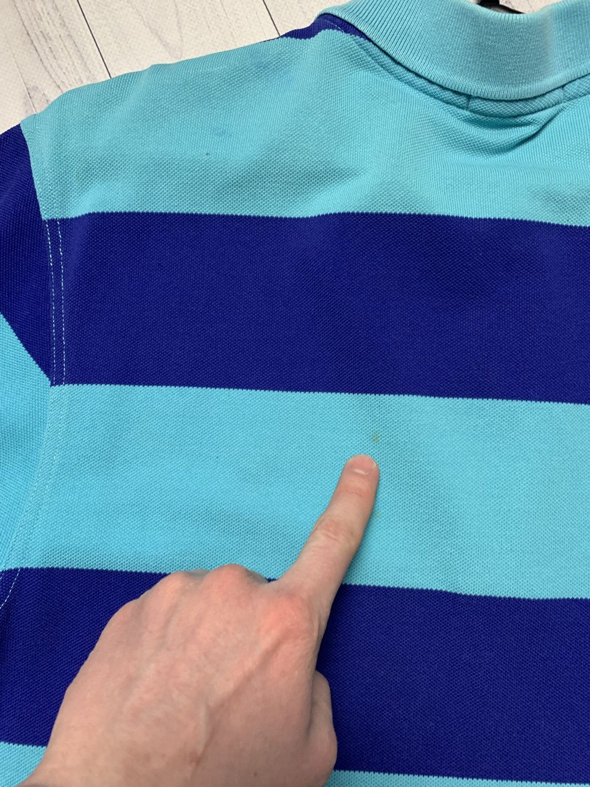 Fred Perry Vintage polo Fred Perry striped blue size L Size US L / EU 52-54 / 3 - 9 Thumbnail