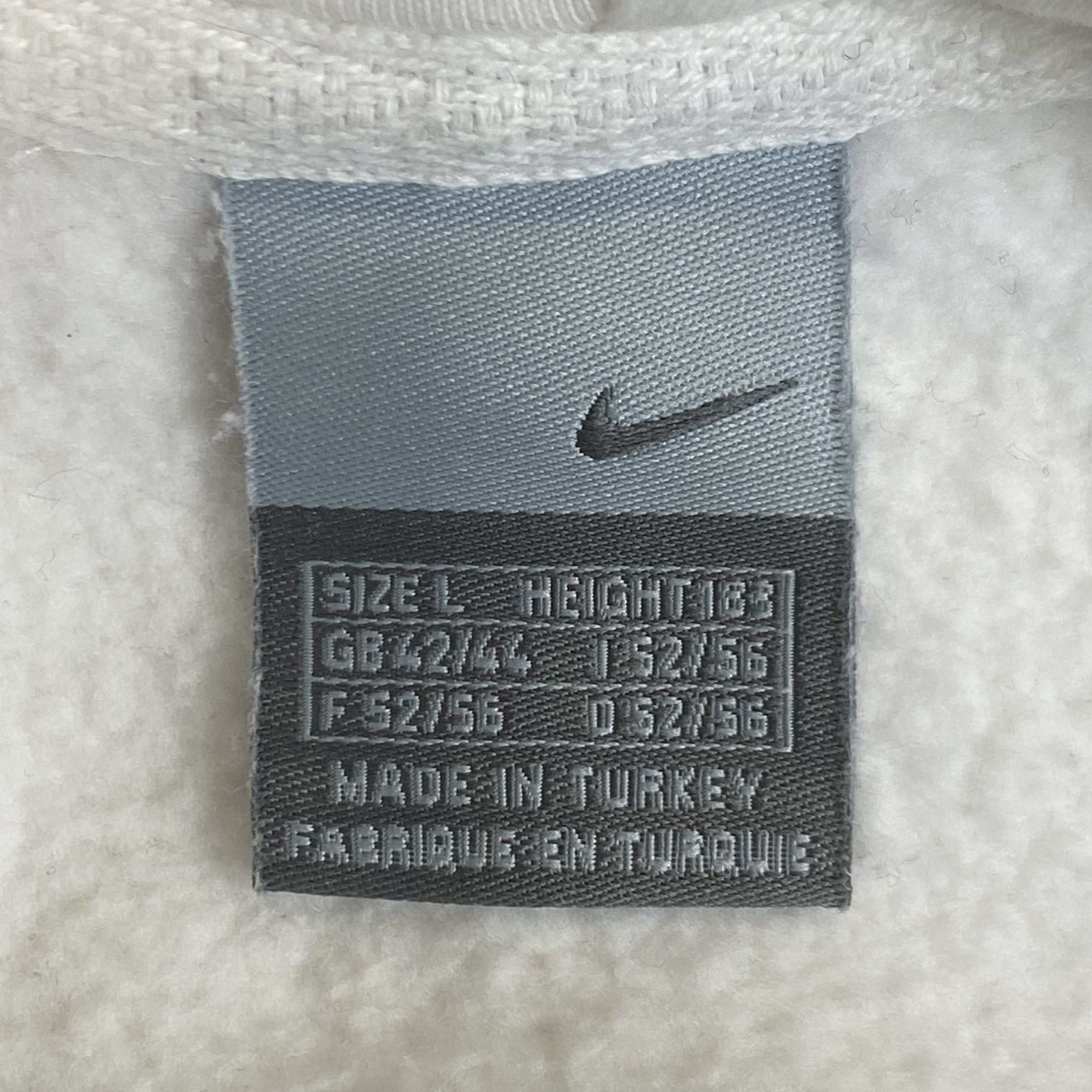 Nike 1990s NIKE CENTER SWOOSH REVERSE WAVE RARE HOODIE - № 1147 Size US L / EU 52-54 / 3 - 9 Thumbnail