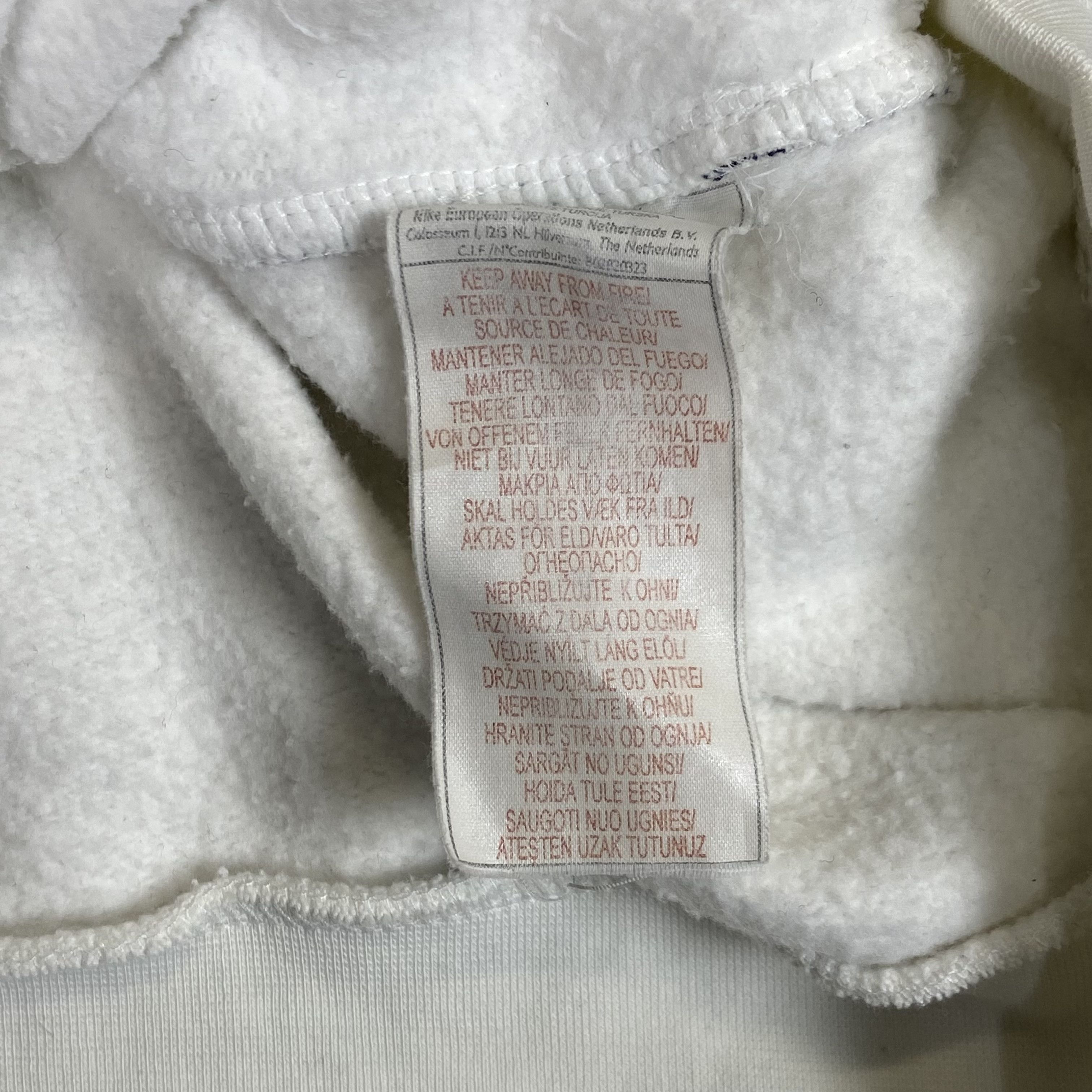 Nike 1990s NIKE CENTER SWOOSH REVERSE WAVE RARE HOODIE - № 1147 Size US L / EU 52-54 / 3 - 10 Thumbnail