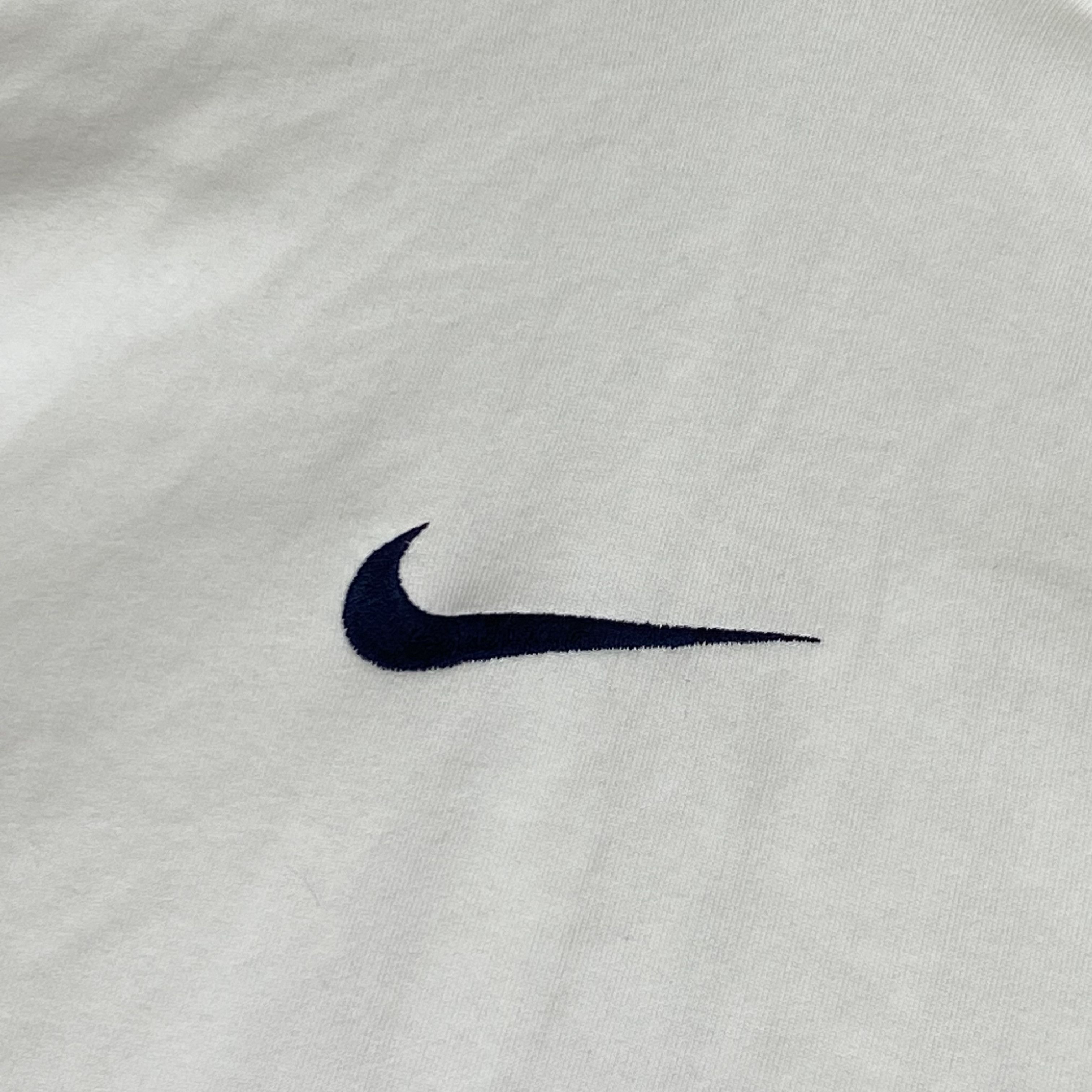 Nike 1990s NIKE CENTER SWOOSH REVERSE WAVE RARE HOODIE - № 1147 Size US L / EU 52-54 / 3 - 5 Thumbnail