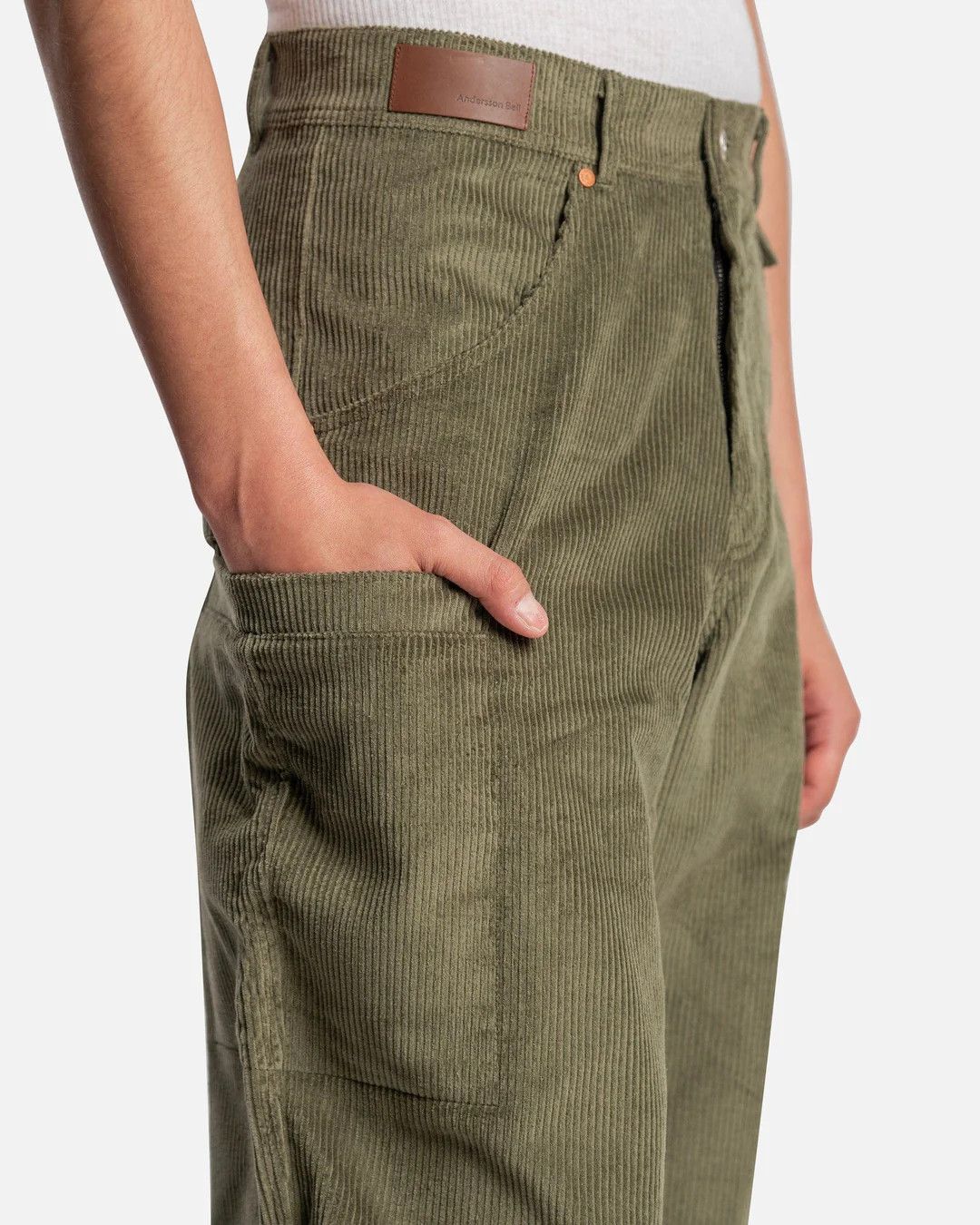 Andersson Bell Andersson Bell Corduroy Cargo Flash Pants in Khaki Size US 30 / EU 46 - 5 Thumbnail