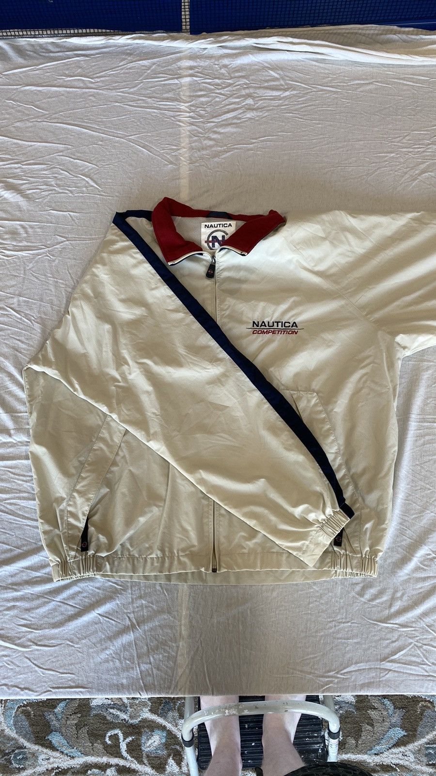 Nautica Vintage Nautica Competition Windbreaker Size US XL / EU 56 / 4 - 1 Thumbnail