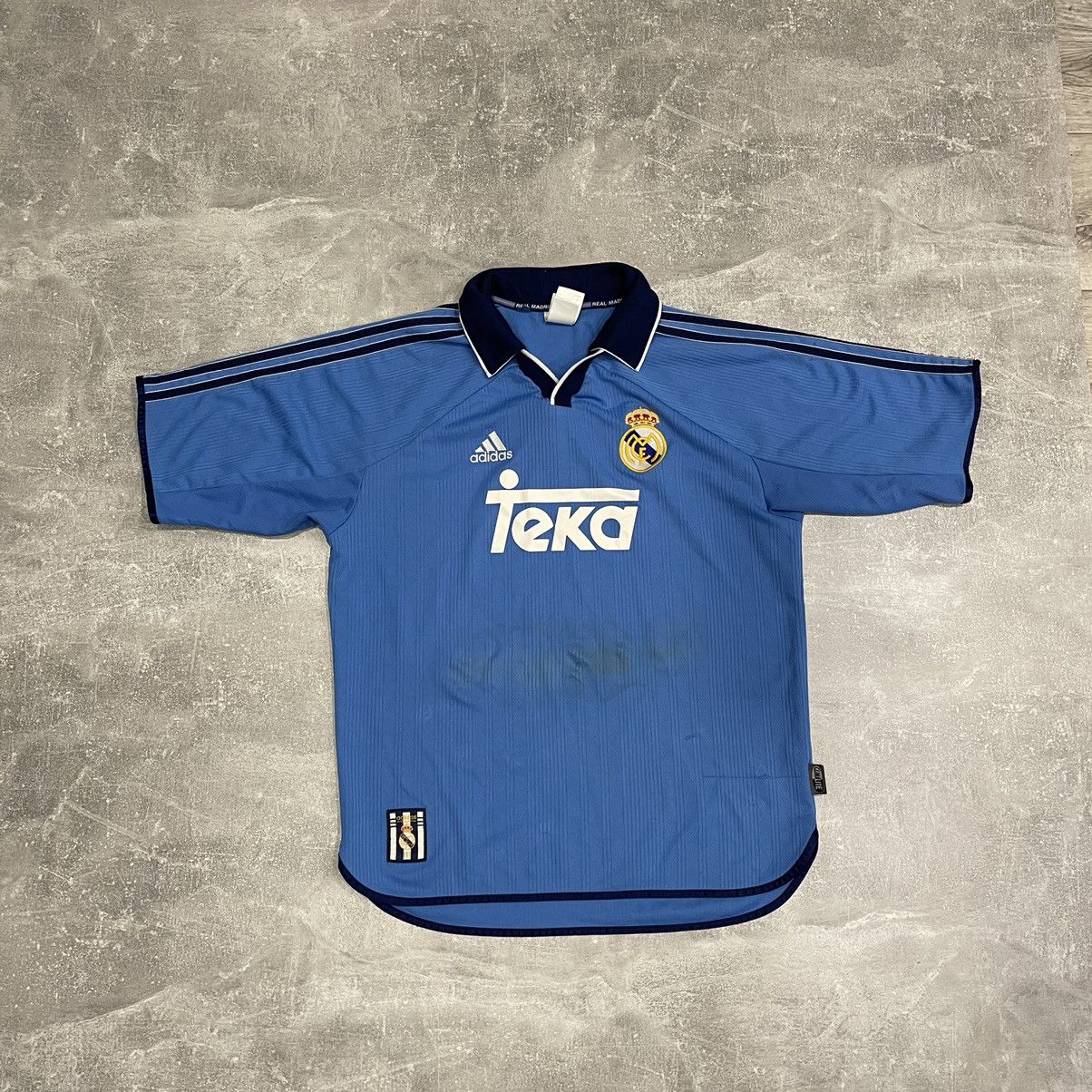 Retro jersey 1999 REAL MADRID football tee ADIDAS T-SHIRT