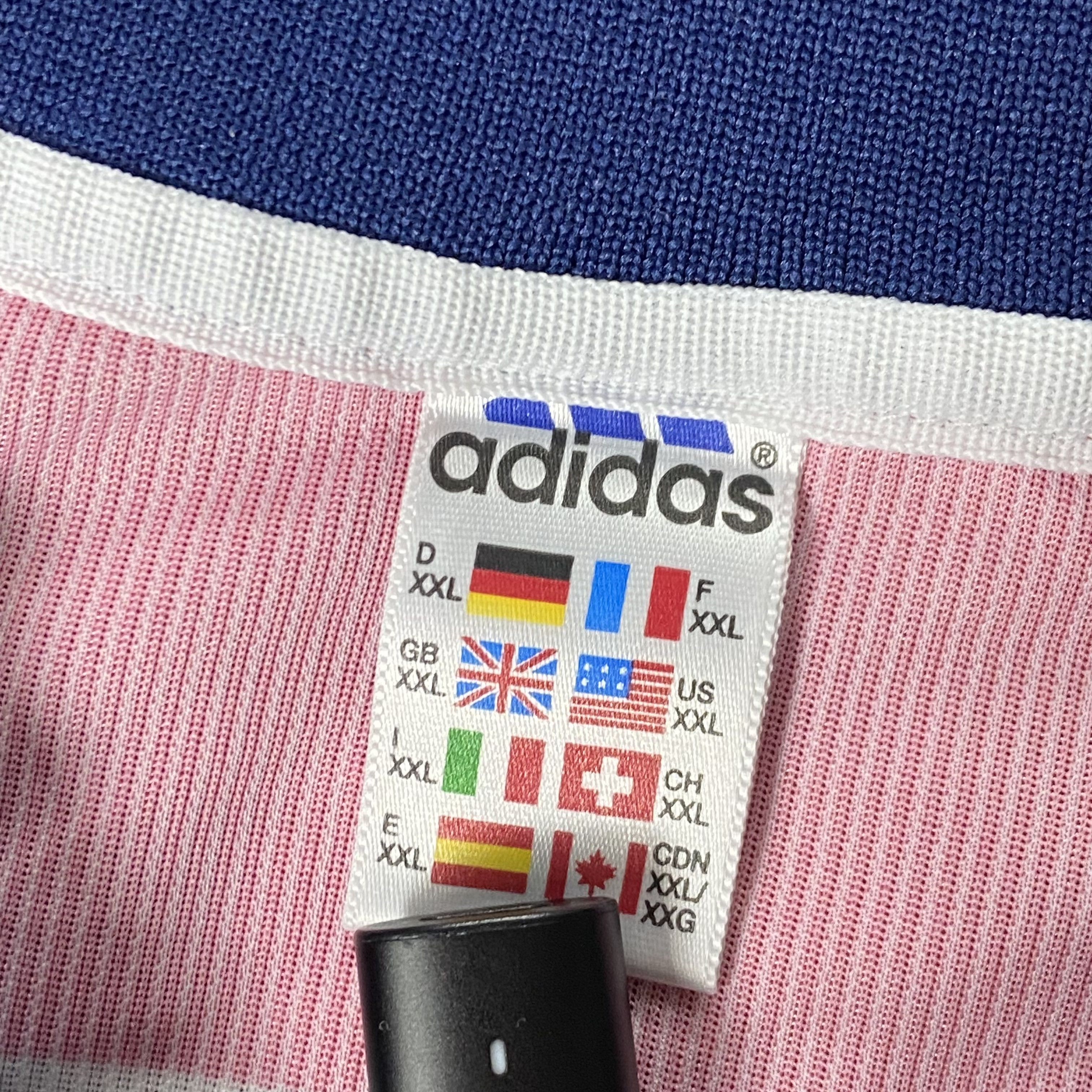 Adidas 1990s SOCCER RARE VINTAGE ADIDAS TEE Size US XL / EU 56 / 4 - 7 Thumbnail