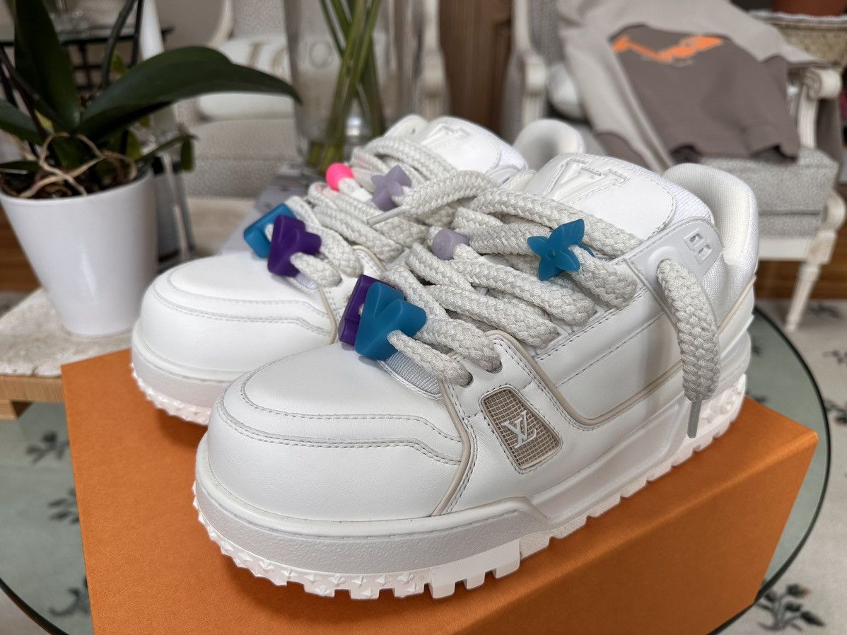 Louis Vuitton LV Trainer Maxi White (Review) + ON FOOT 