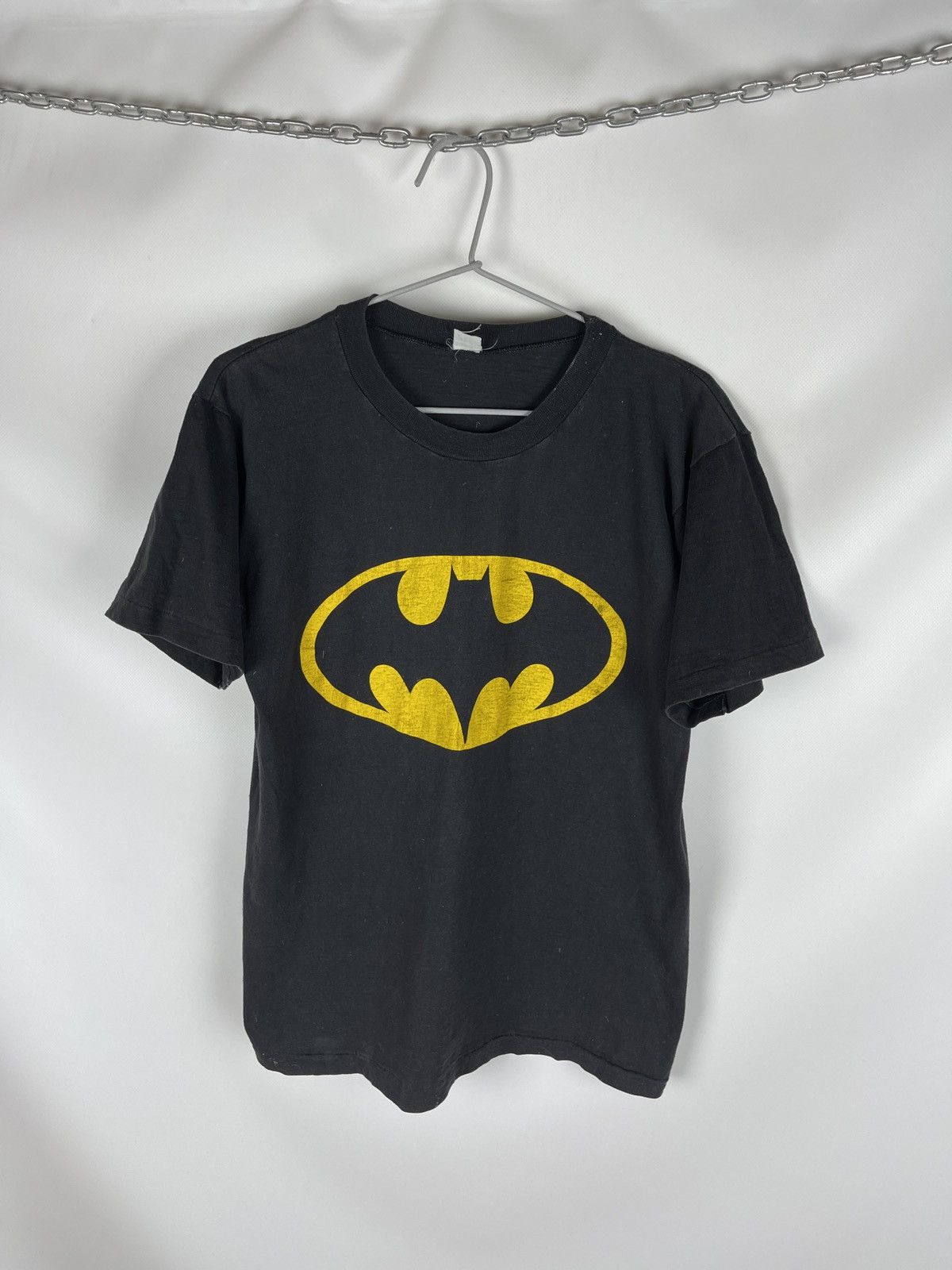 DC Comics Batman vintage 90s big logo single stitch tee shirt Size US S / EU 44-46 / 1 - 1 Thumbnail