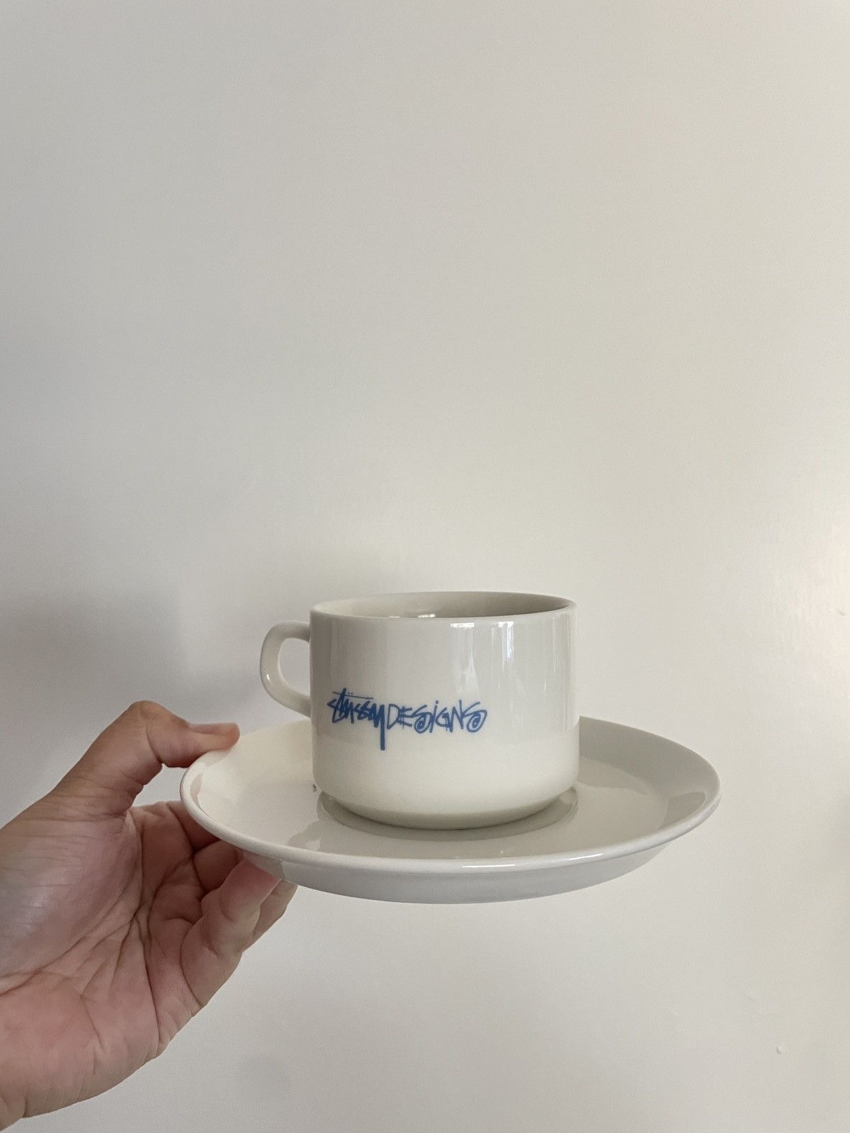 【STUSSY】dinex mug Positive Vibration Streetwear × Stussy Stussy Positive vibration tea cup