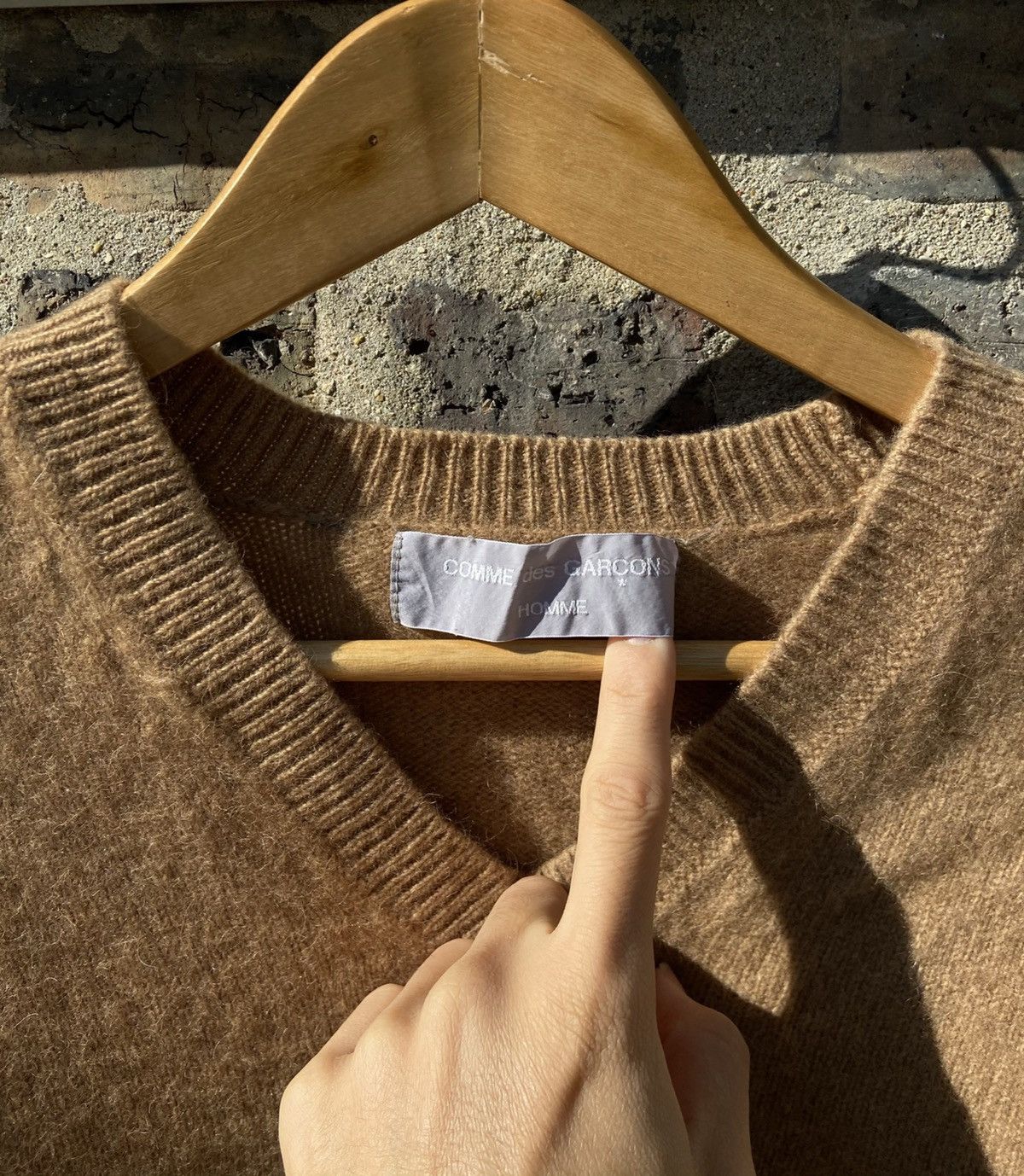 Comme des Garcons × Comme des Garcons Homme Plus Relaxed Bomber Knit Sweater Size US M / EU 48-50 / 2 - 2 Thumbnail