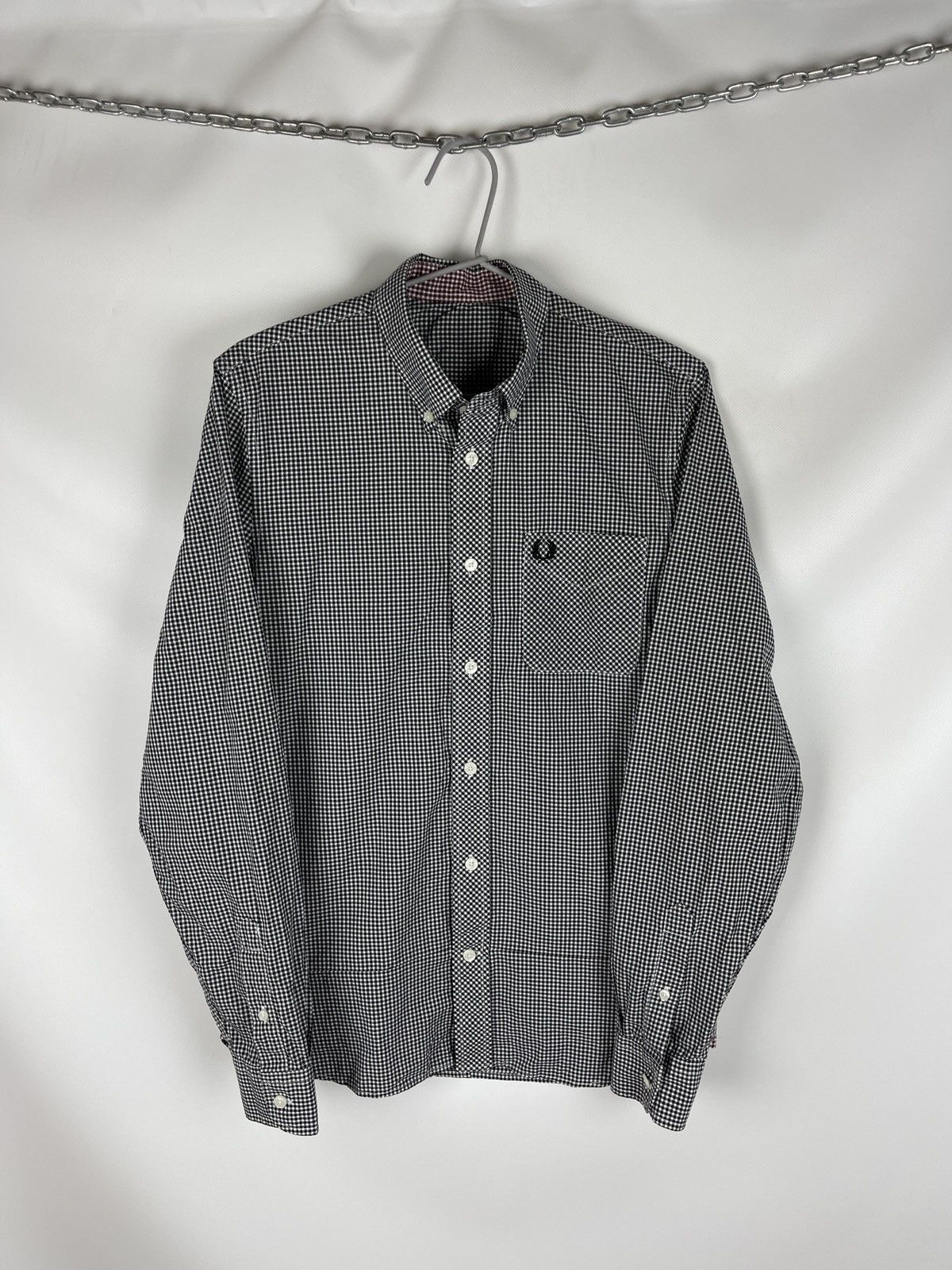Fred Perry Fred Perry long sleeve embroidered logo checkered shirt Size US S / EU 44-46 / 1 - 1 Thumbnail