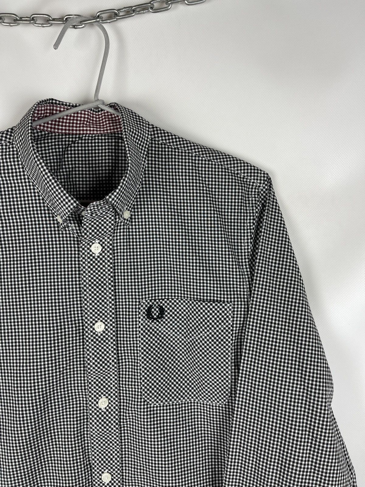 Fred Perry Fred Perry long sleeve embroidered logo checkered shirt Size US S / EU 44-46 / 1 - 3 Thumbnail