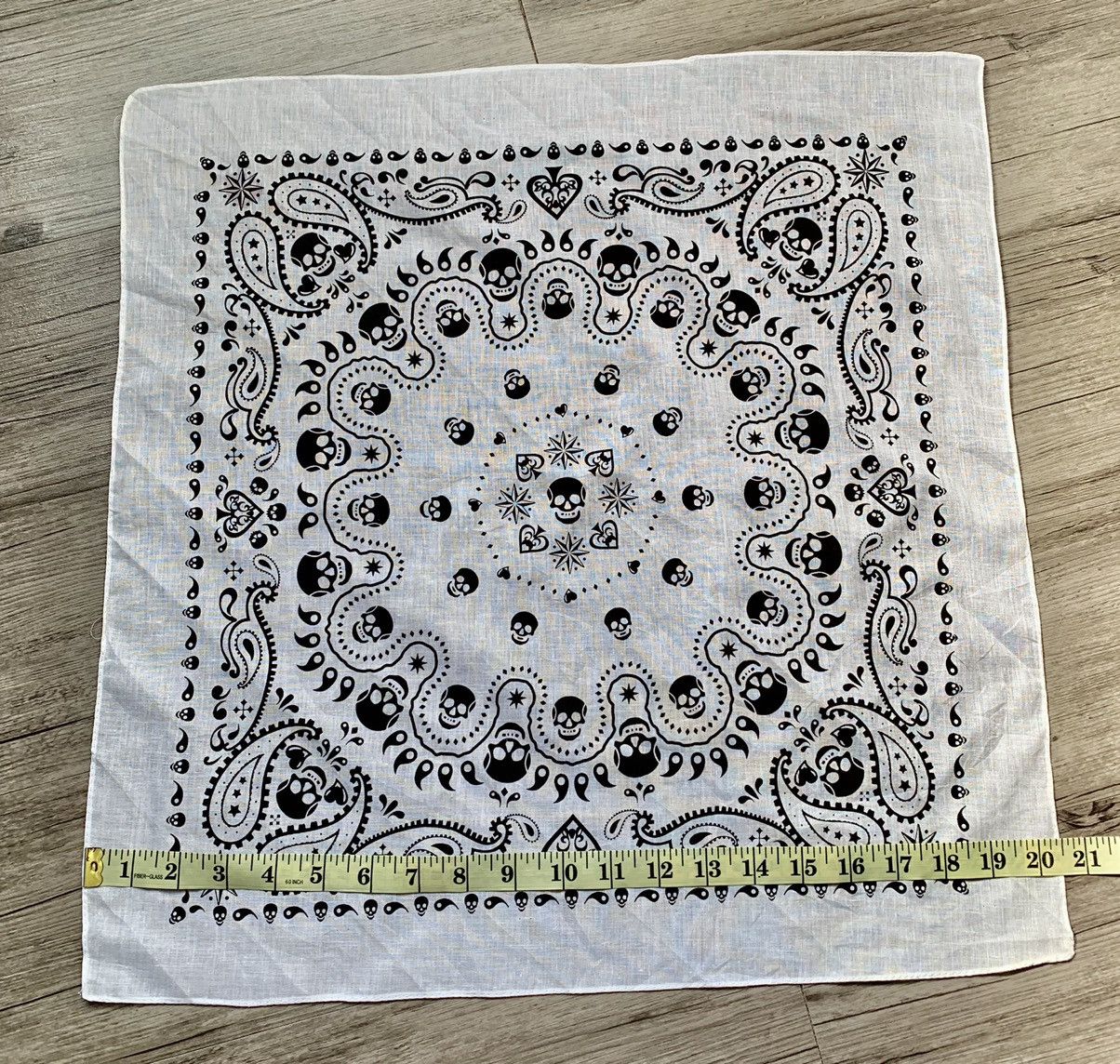 Vintage Skull design Handkerchief Pocketsquares Size ONE SIZE - 6 Thumbnail