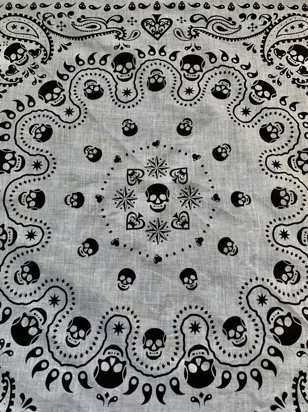 Vintage Skull design Handkerchief Pocketsquares Size ONE SIZE - 3 Thumbnail