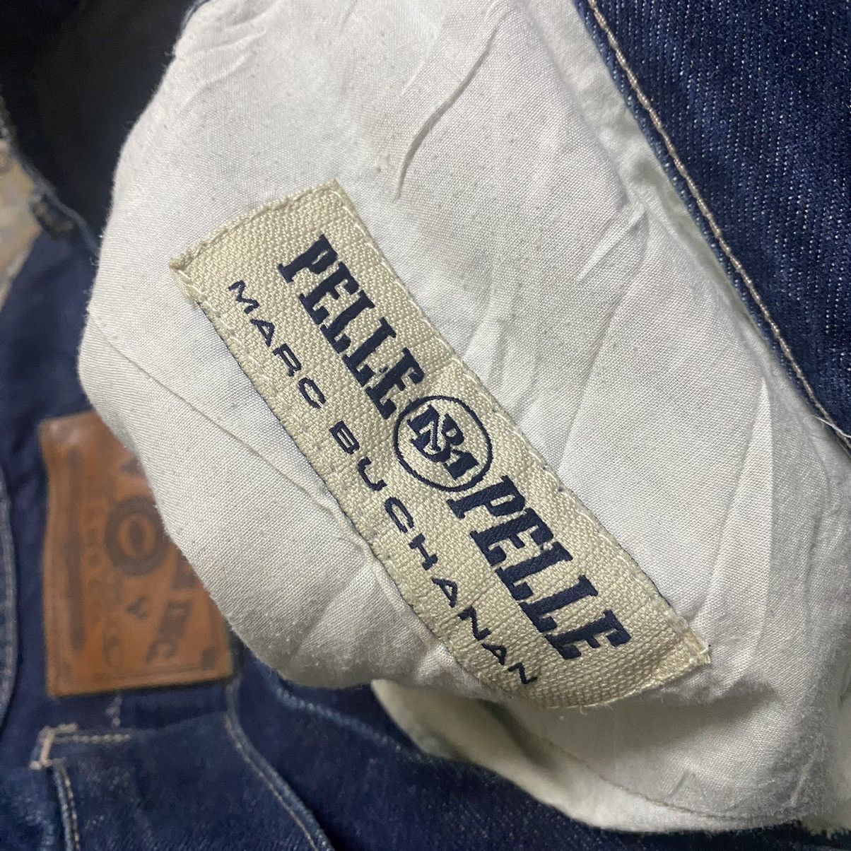 Pelle Pelle Pelle Pelle Marc Buchanan Denim Baggy Jeans Size US 36 / EU 52 - 20 Thumbnail