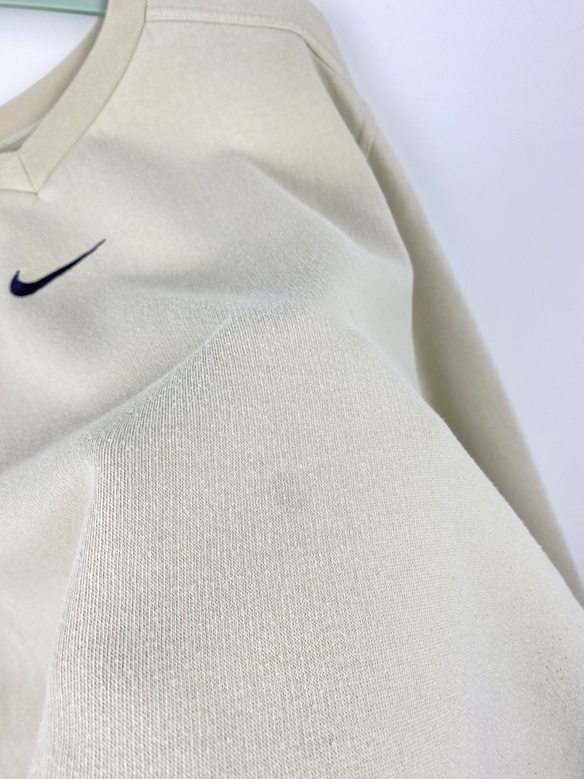 Nike Vintage Y2K Nike V Neck Logo Swoosh Sweatshirt Stussy Hardy Size US S / EU 44-46 / 1 - 4 Thumbnail