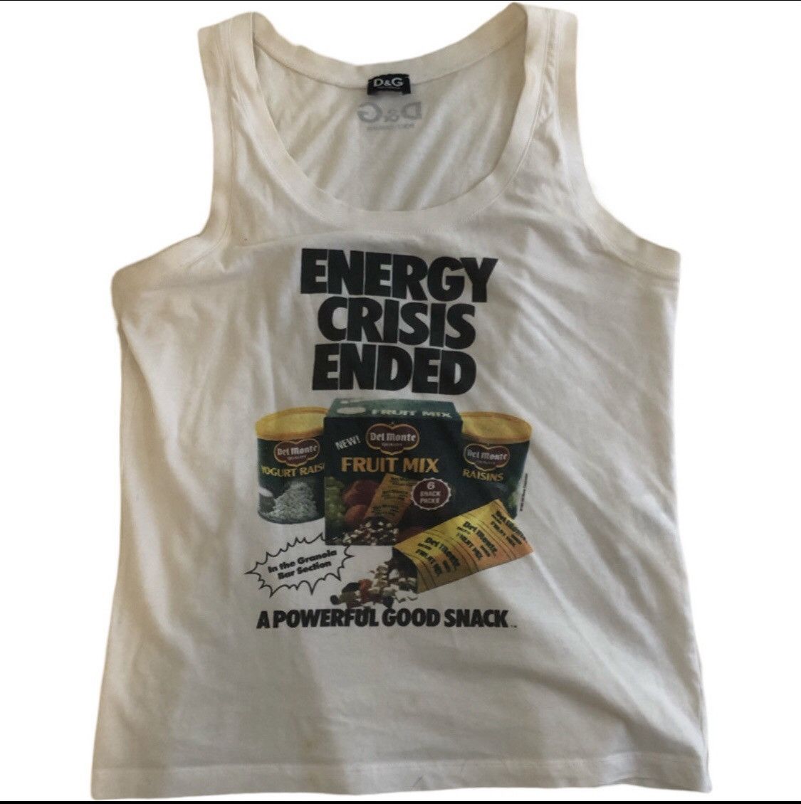 Vintage D&G energy crisis tank