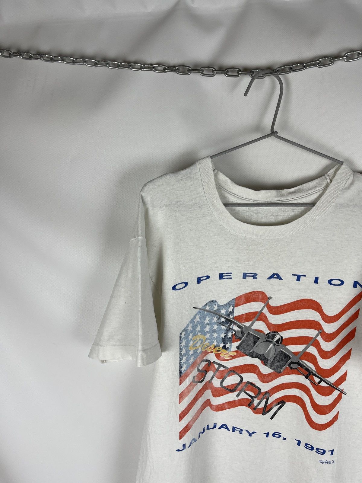 Vintage Vintage 90s Operation Desert Storm January 19, 1991 tee Size US M / EU 48-50 / 2 - 2 Thumbnail