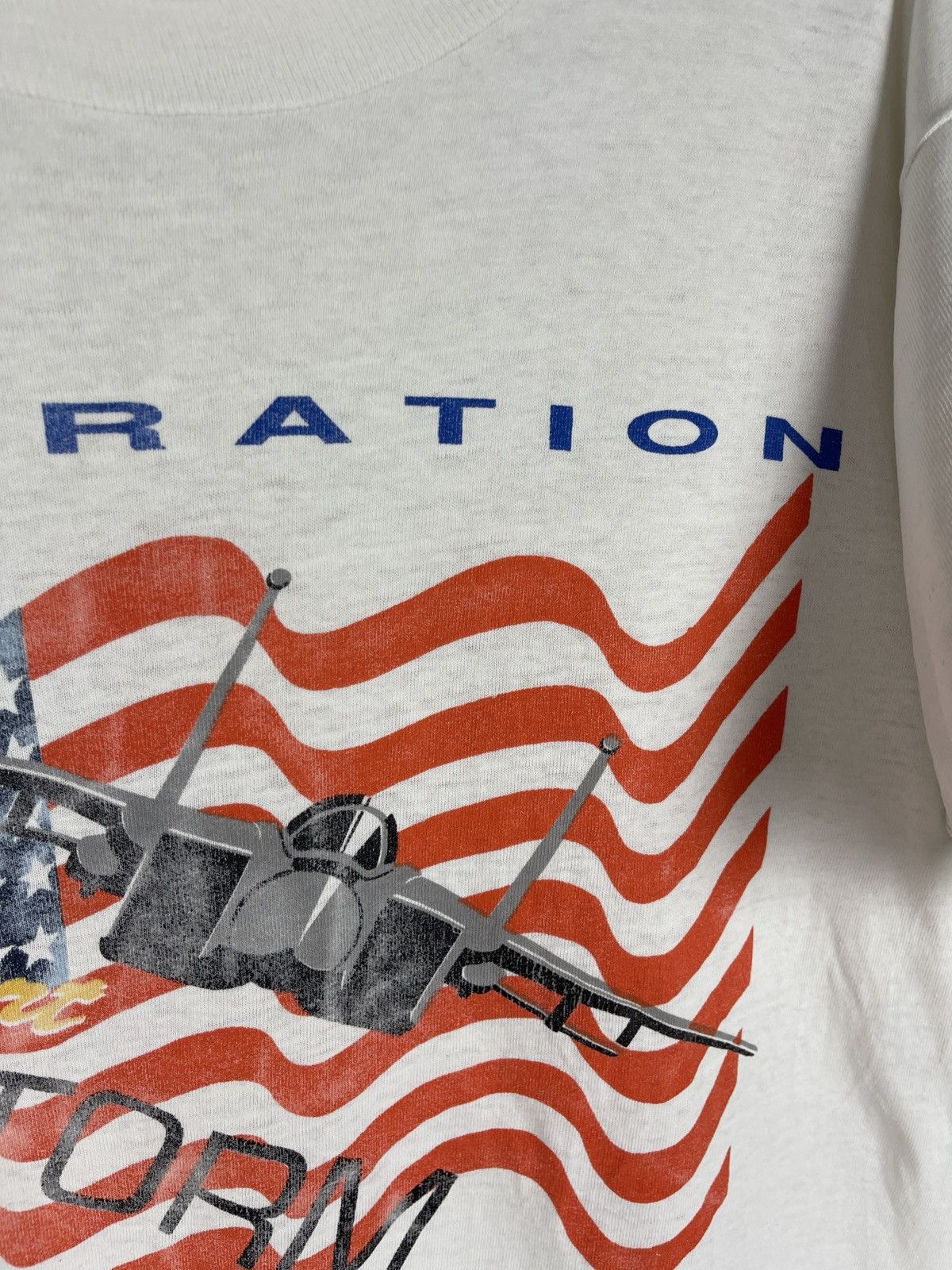 Vintage Vintage 90s Operation Desert Storm January 19, 1991 tee Size US M / EU 48-50 / 2 - 7 Thumbnail