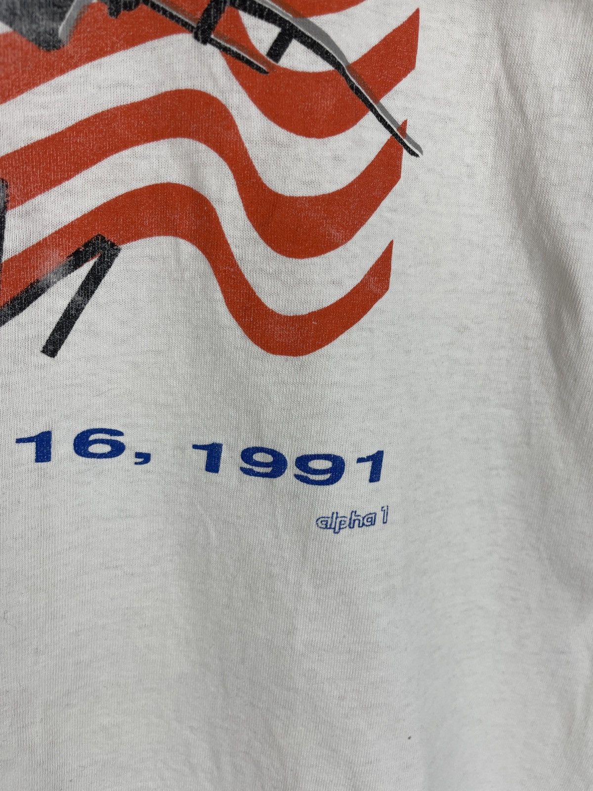 Vintage Vintage 90s Operation Desert Storm January 19, 1991 tee Size US M / EU 48-50 / 2 - 6 Thumbnail